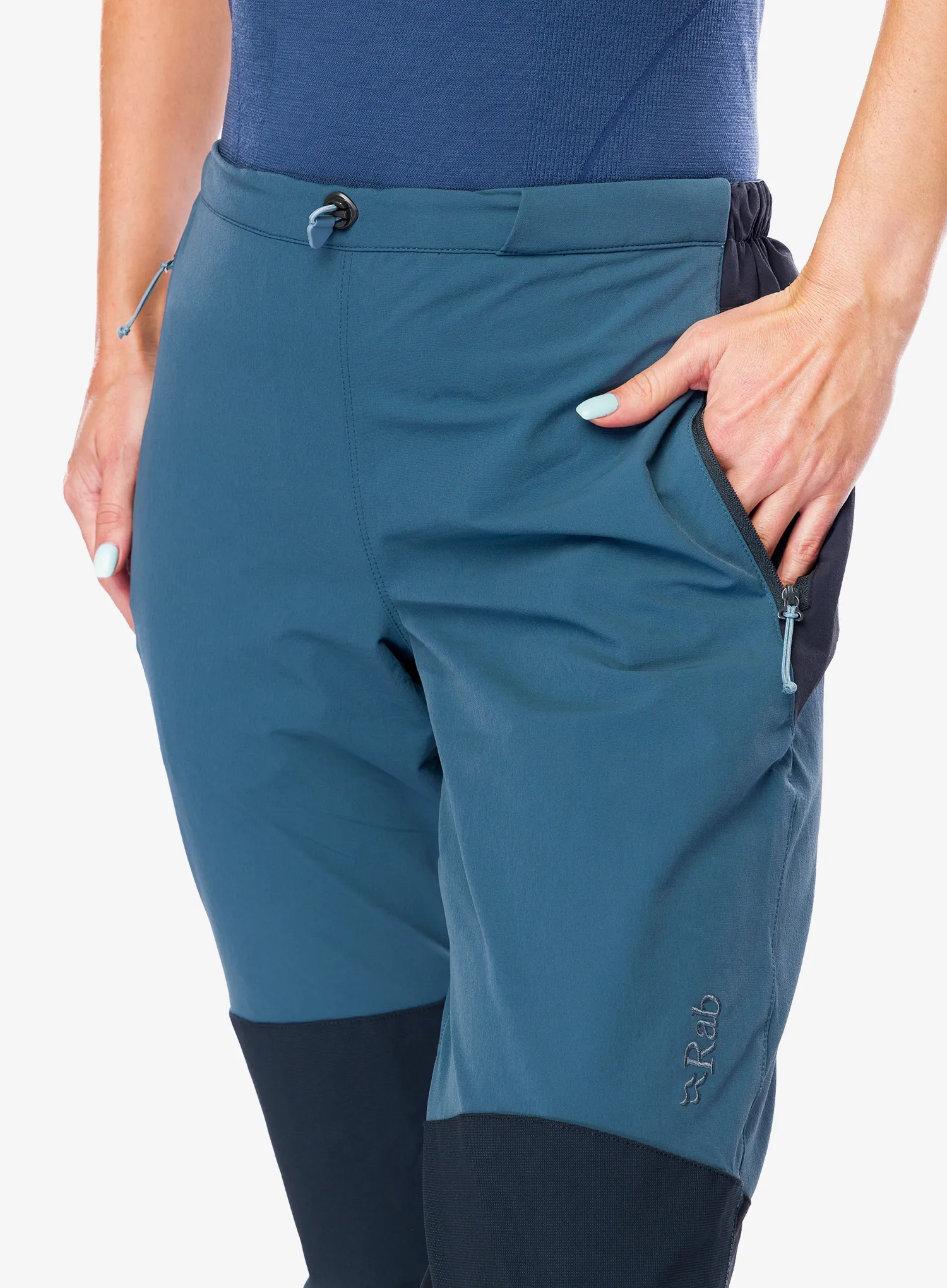 Trekové kalhoty dámské Rab Torque Pants - orion blue