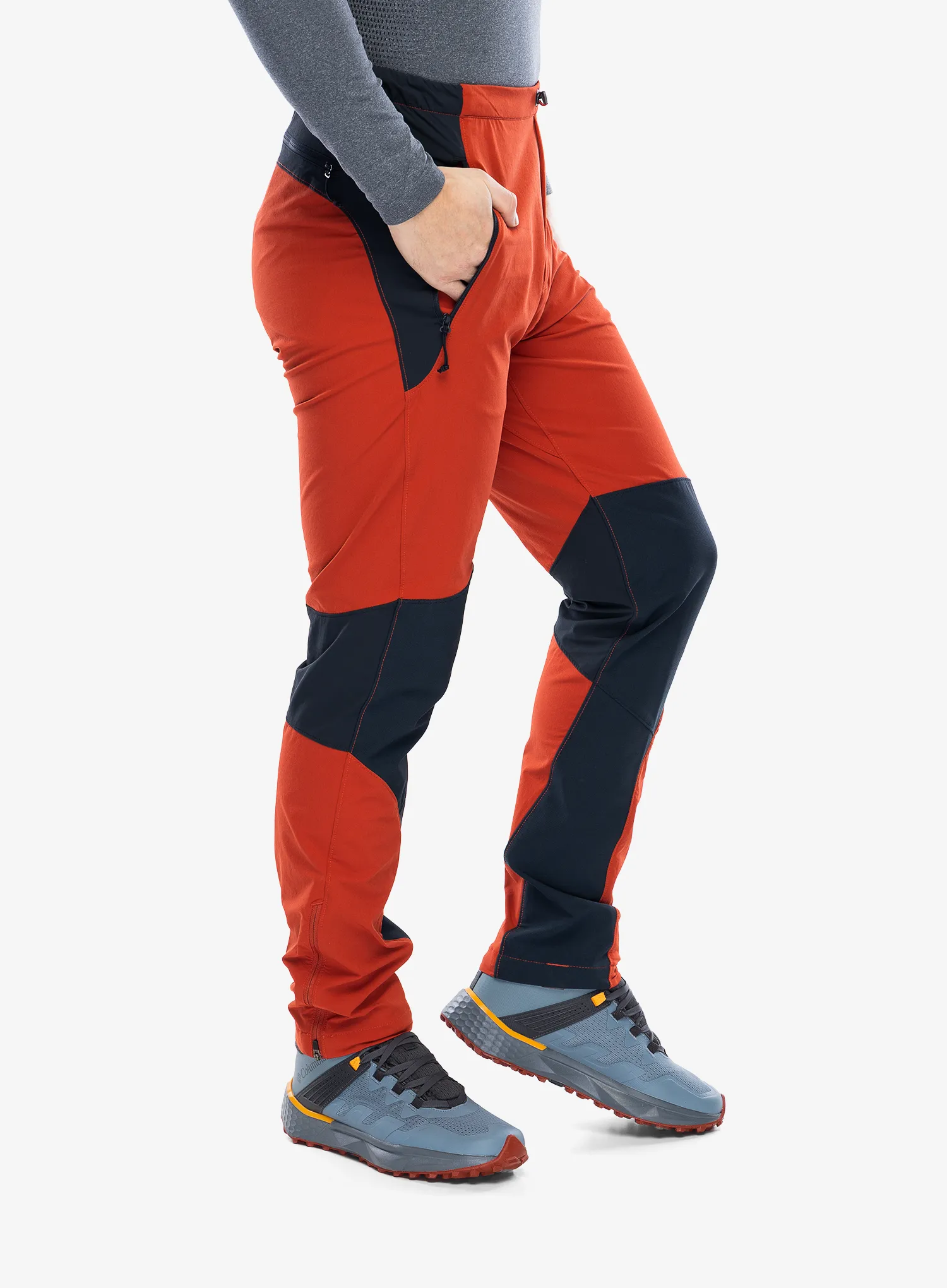 Trekové kalhoty Rab Torque Pants - tuscan red