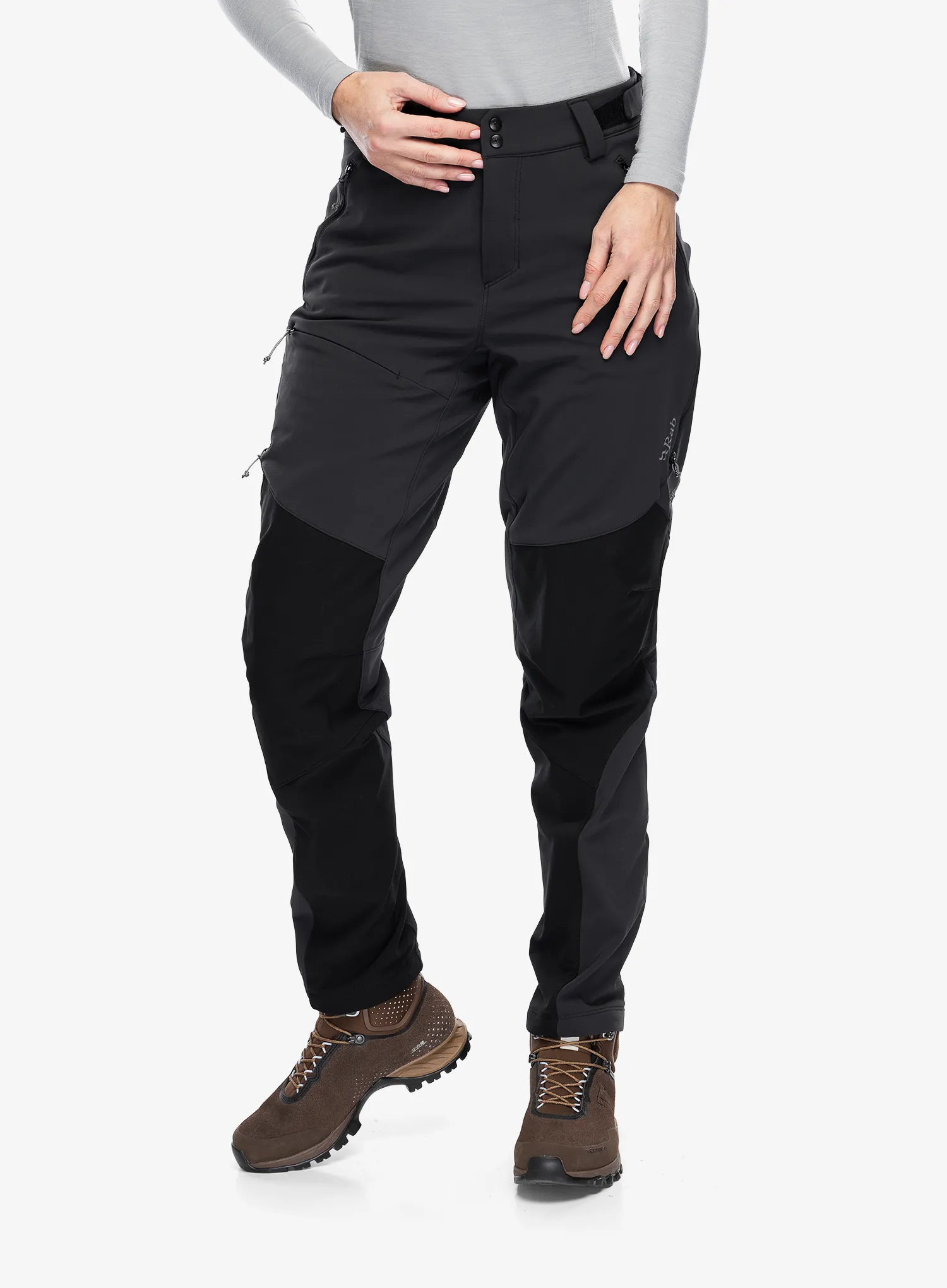 Softshellové kalhoty dámské Rab Torque Winter Pants - black
