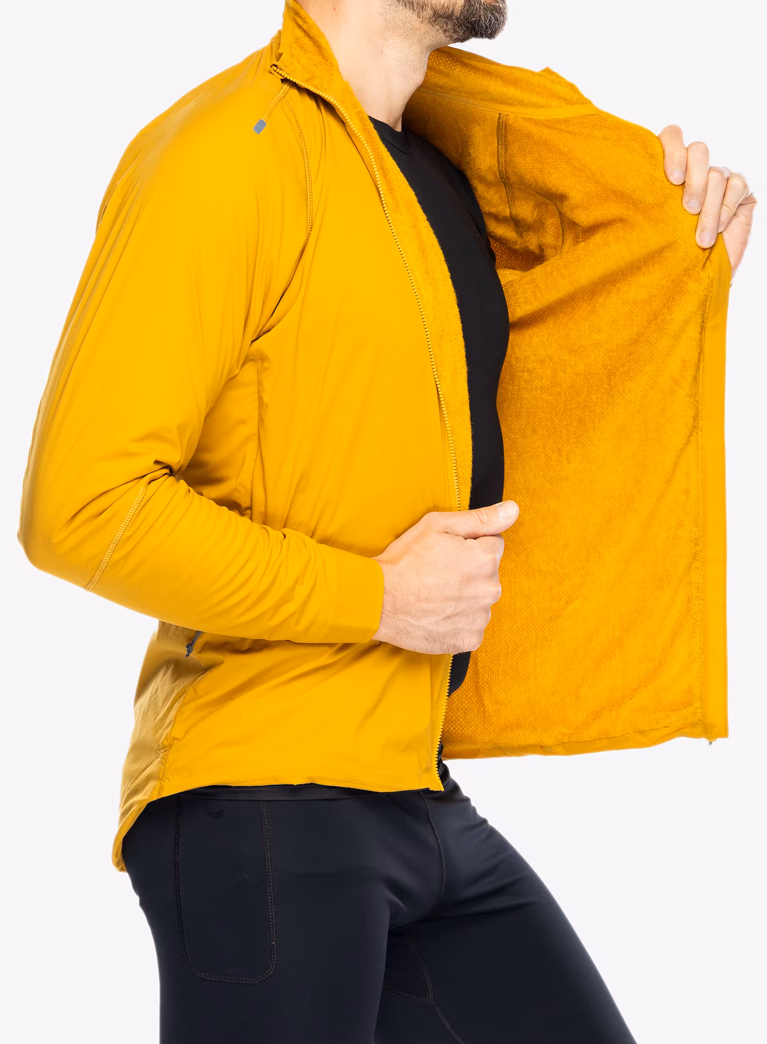 Softshellová bunda Rab VR Cinder Jacket - sahara