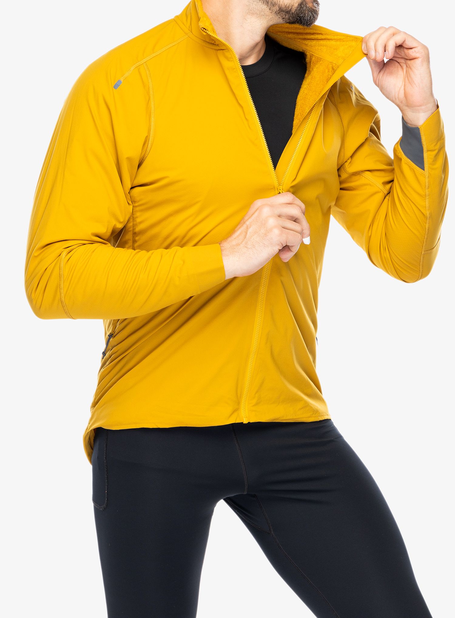 Softshellová bunda Rab VR Cinder Jacket - sahara