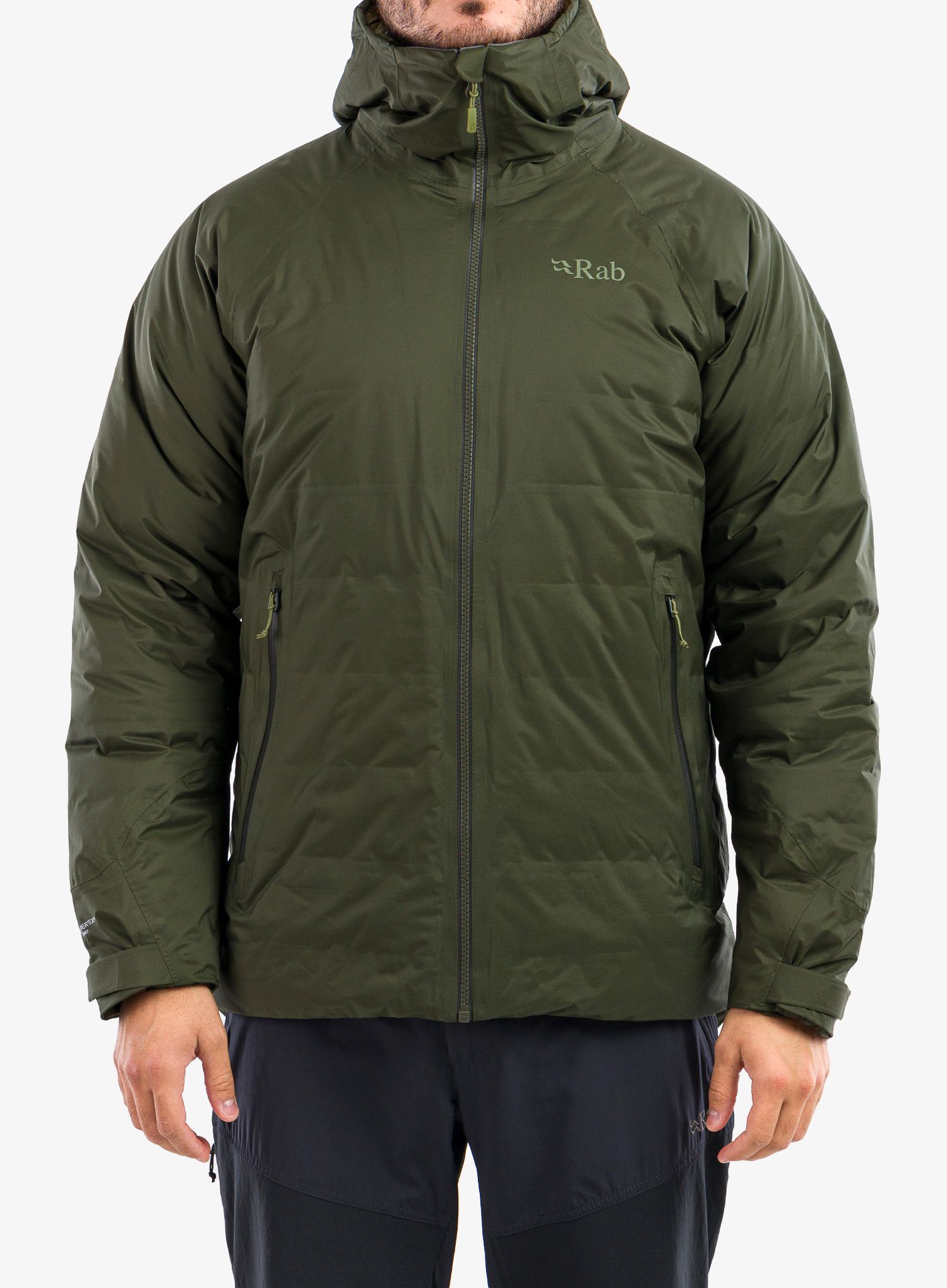 Péřová bunda Rab Valiance Jacket - army