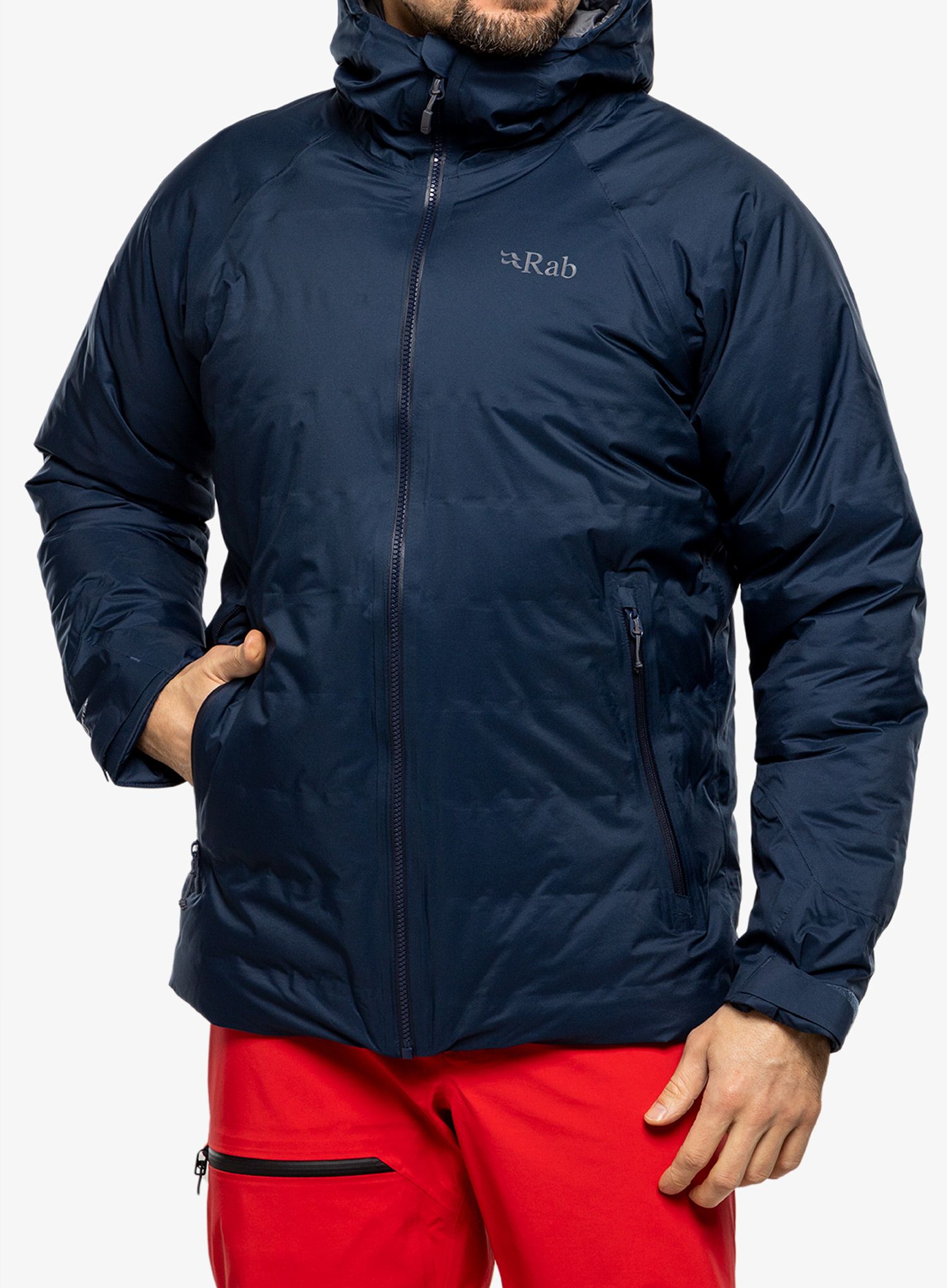 Péřová bunda Rab Valiance Jacket - deep ink