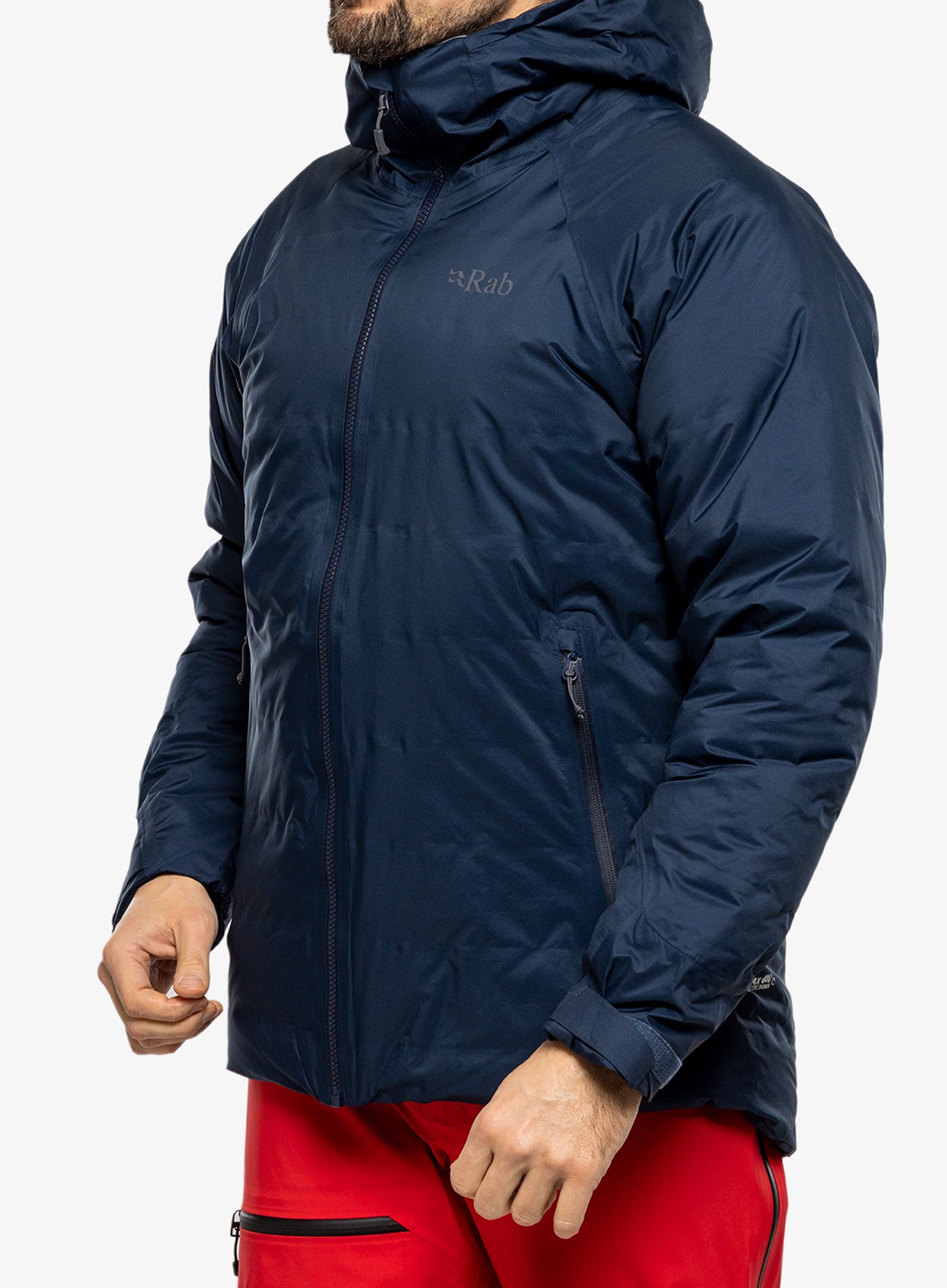 Péřová bunda Rab Valiance Jacket - deep ink
