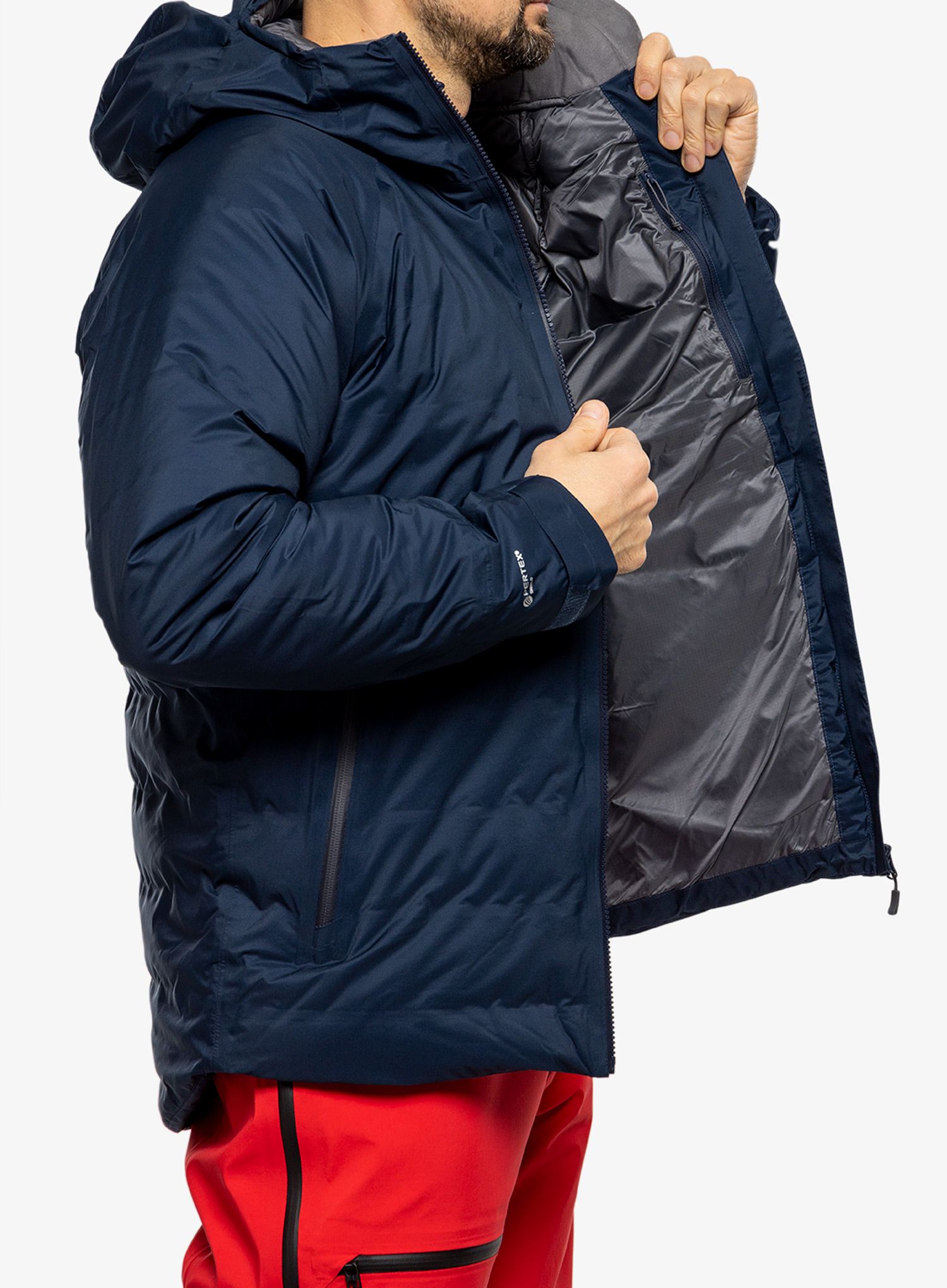 Péřová bunda Rab Valiance Jacket - deep ink