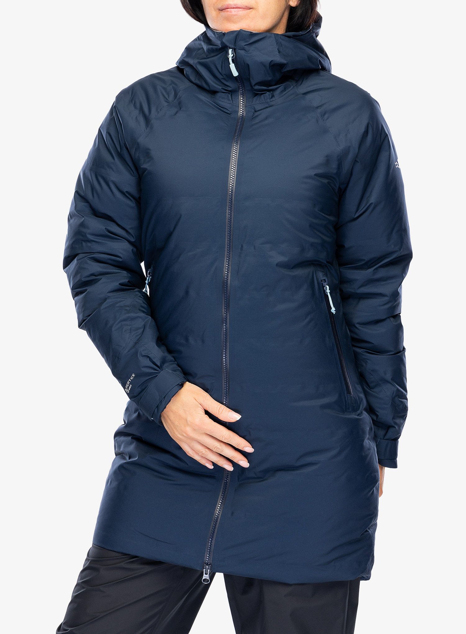 Dámská péřová bunda Rab Valiance Parka - deep inky