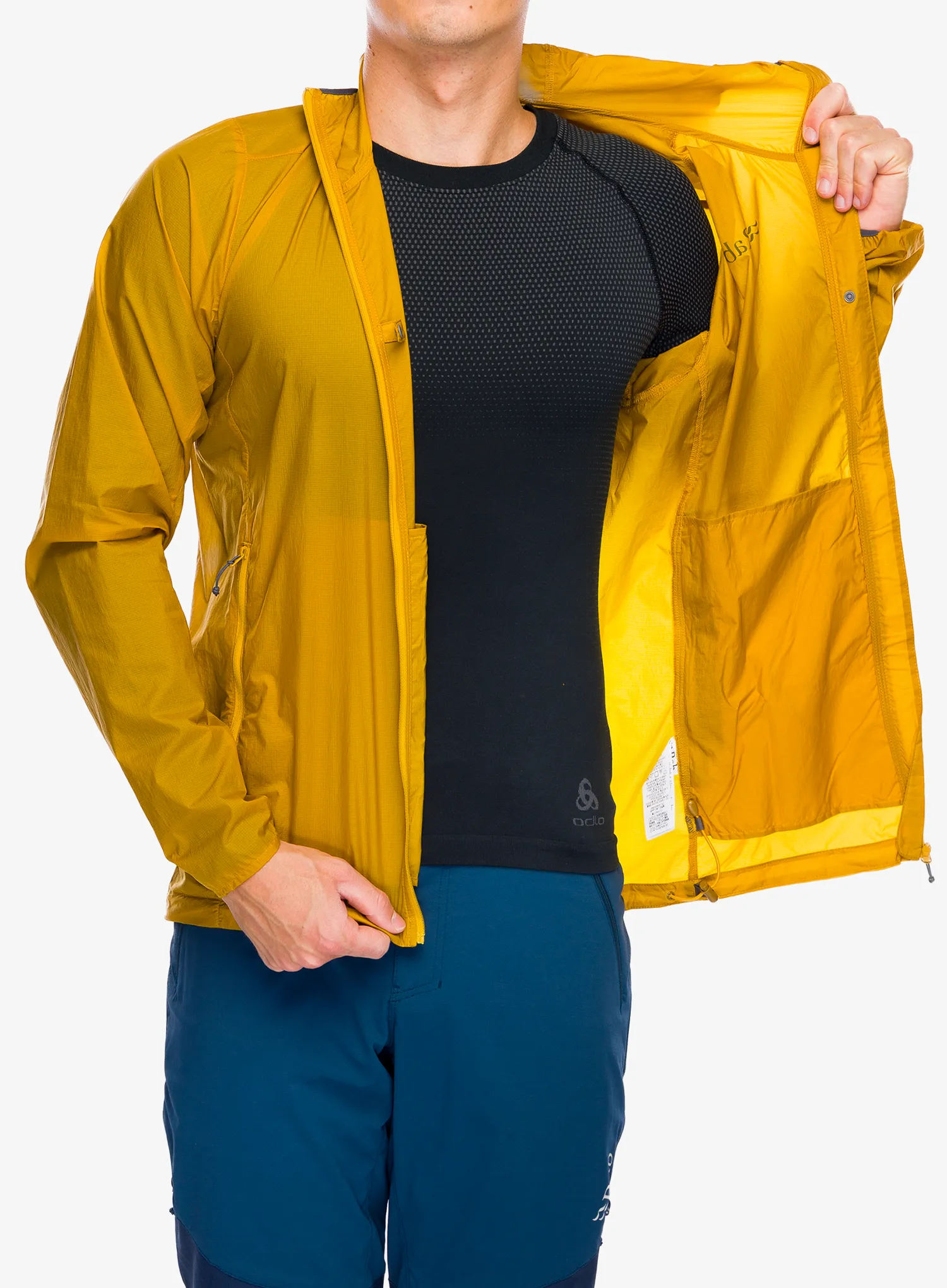 Větrovka Rab Vital Hoody - sahara
