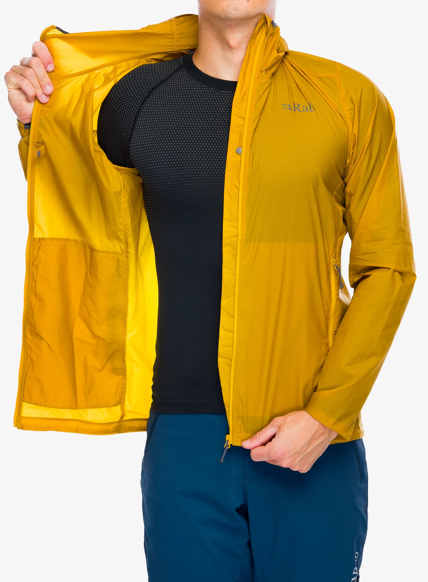 Větrovka Rab Vital Hoody - sahara