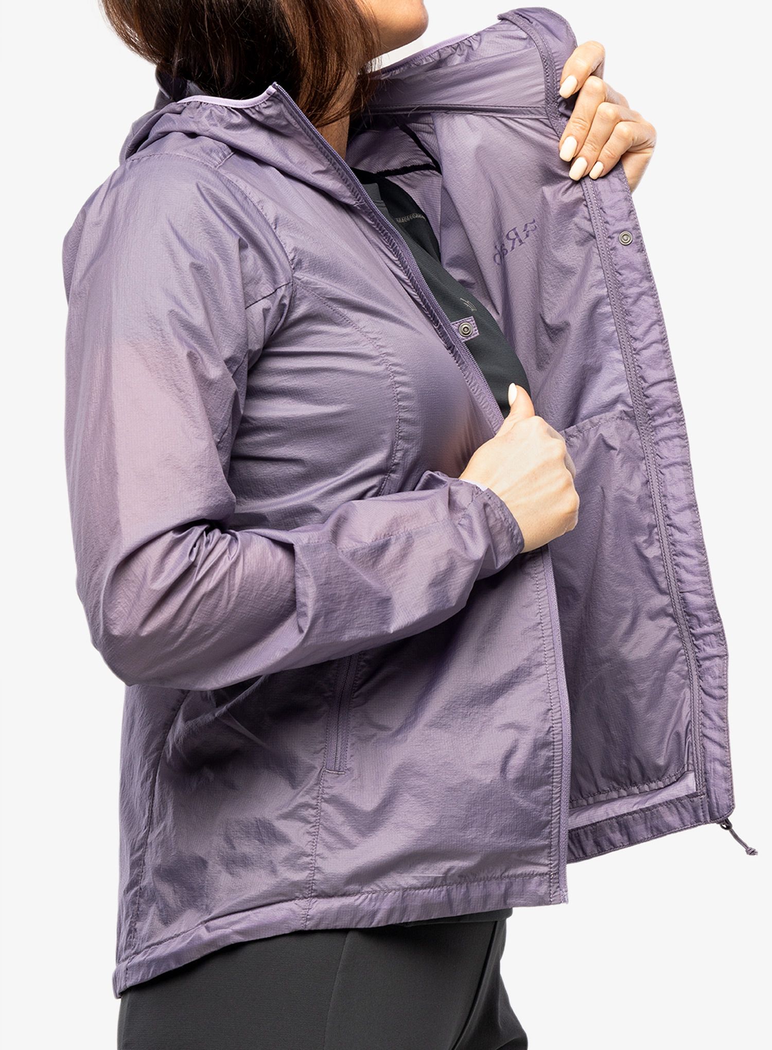 Větrovka Rab Vital Hoody  - purple sage