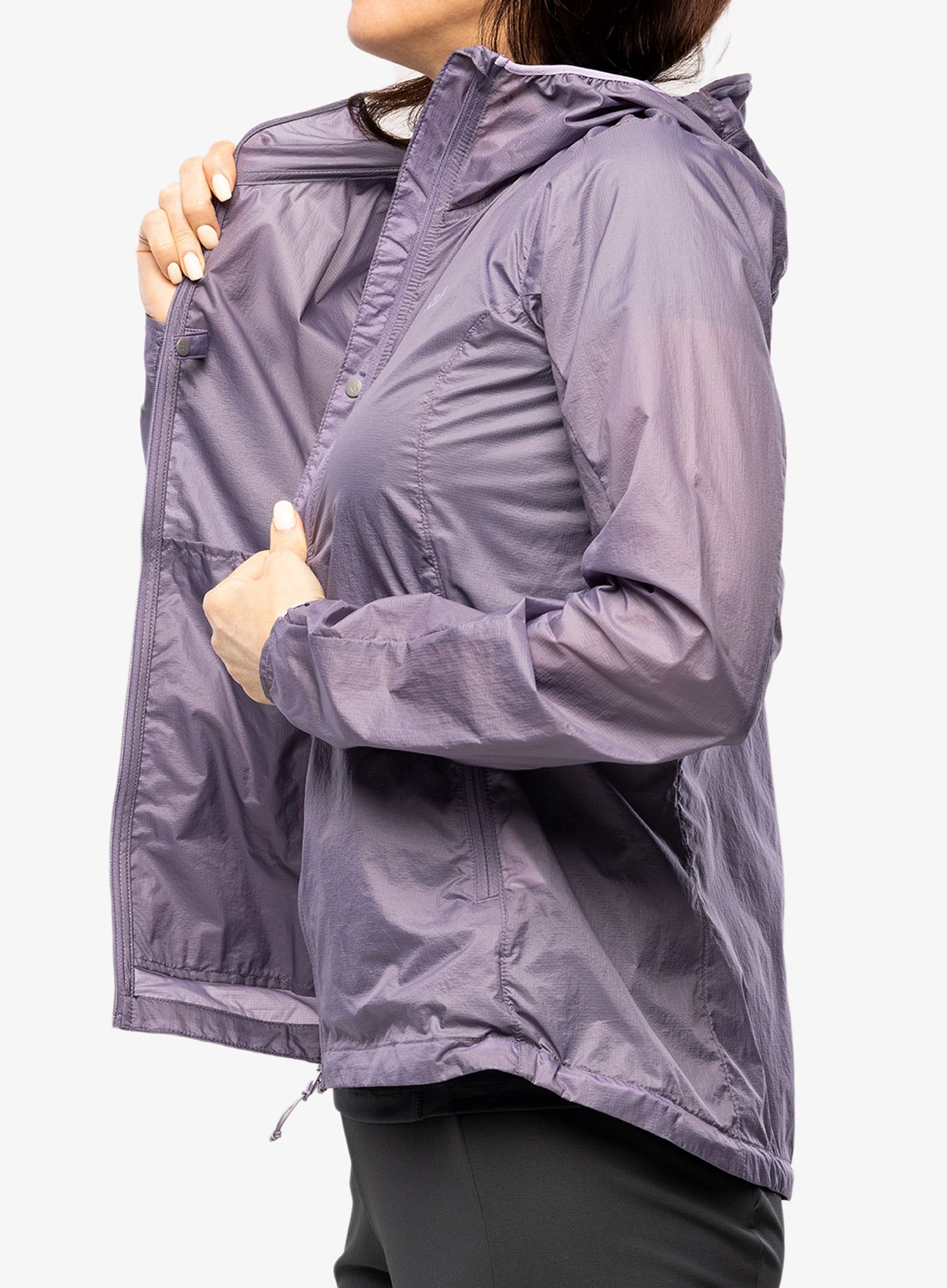 Větrovka Rab Vital Hoody  - purple sage