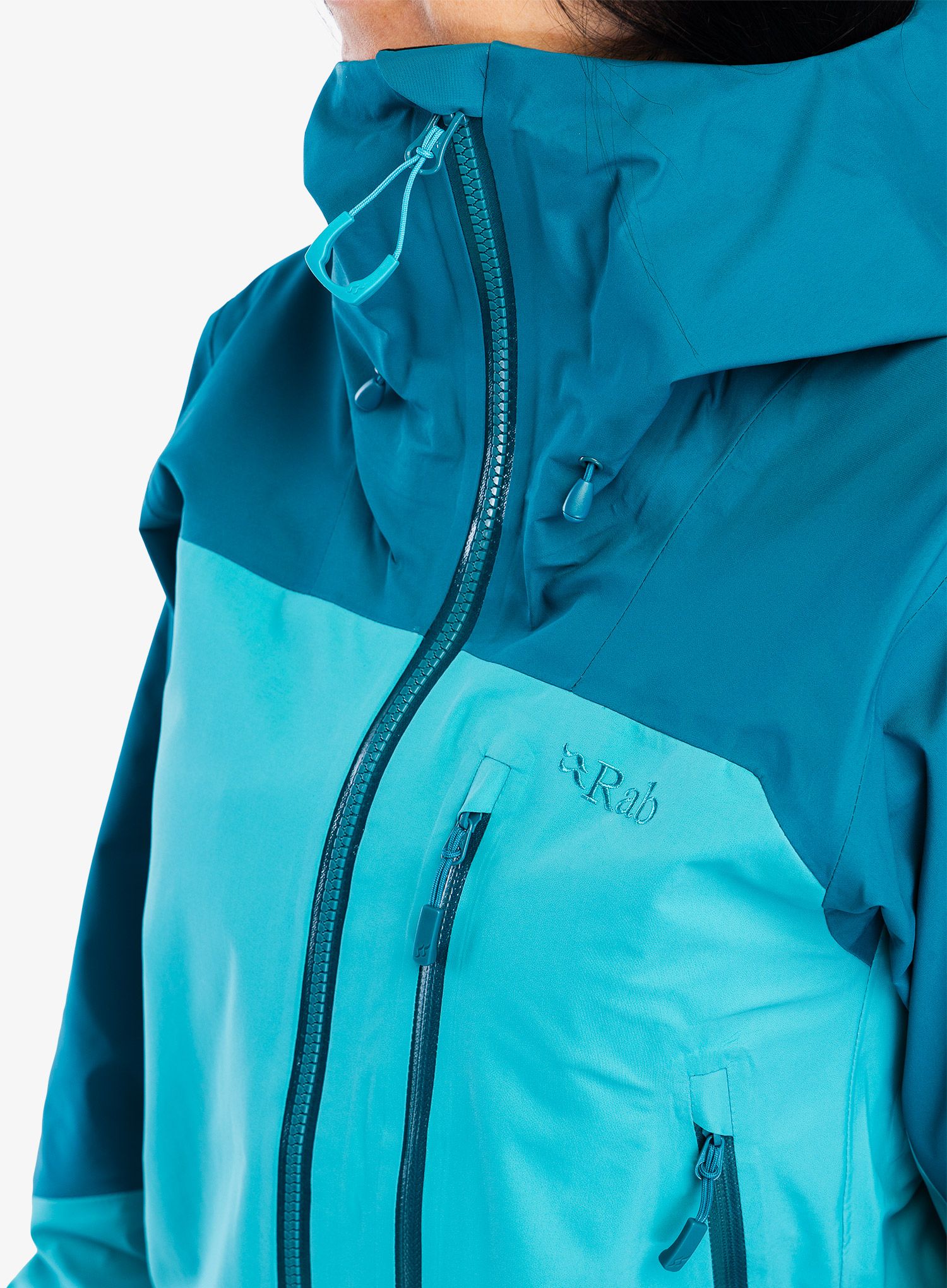 GORE TEX bunda dámská Rab Zanskar GTX Jacket - ultramarine/aquamarine