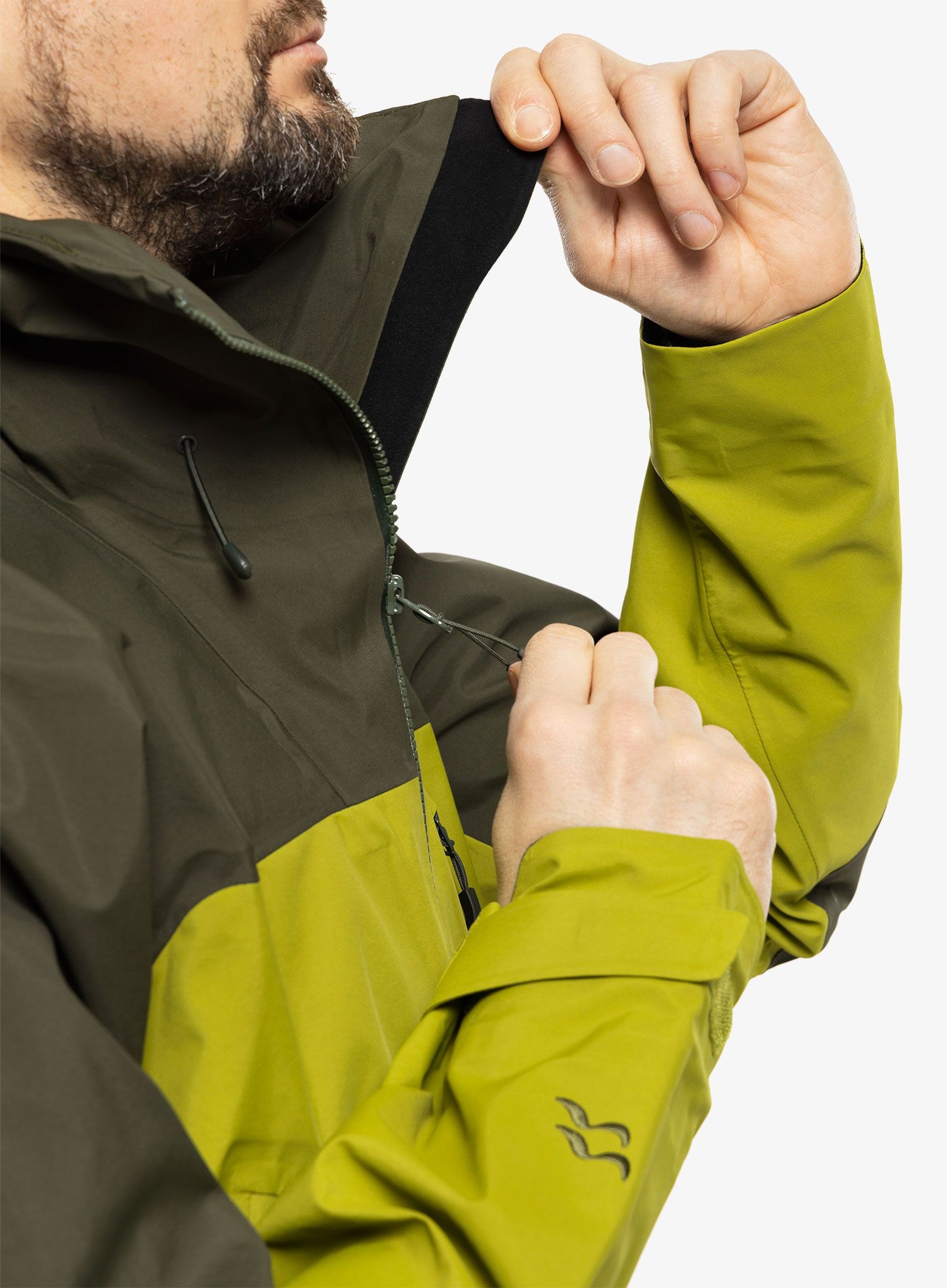Bunda s membránou Rab Zanskar GTX Jacket  - army/aspen green