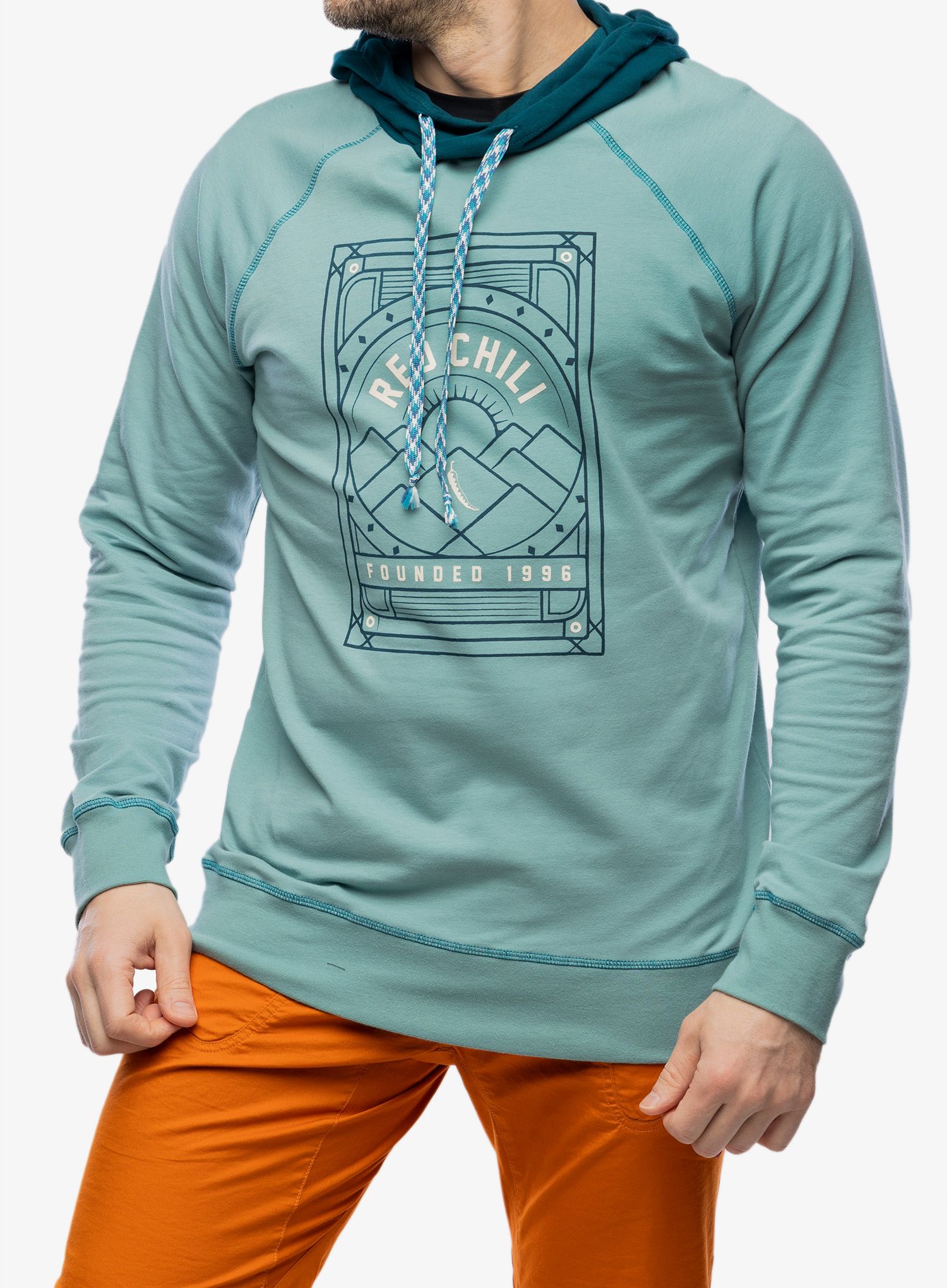 Mikina s kapucí Red Chilli Me Tecu Hoody IV - mineral blue