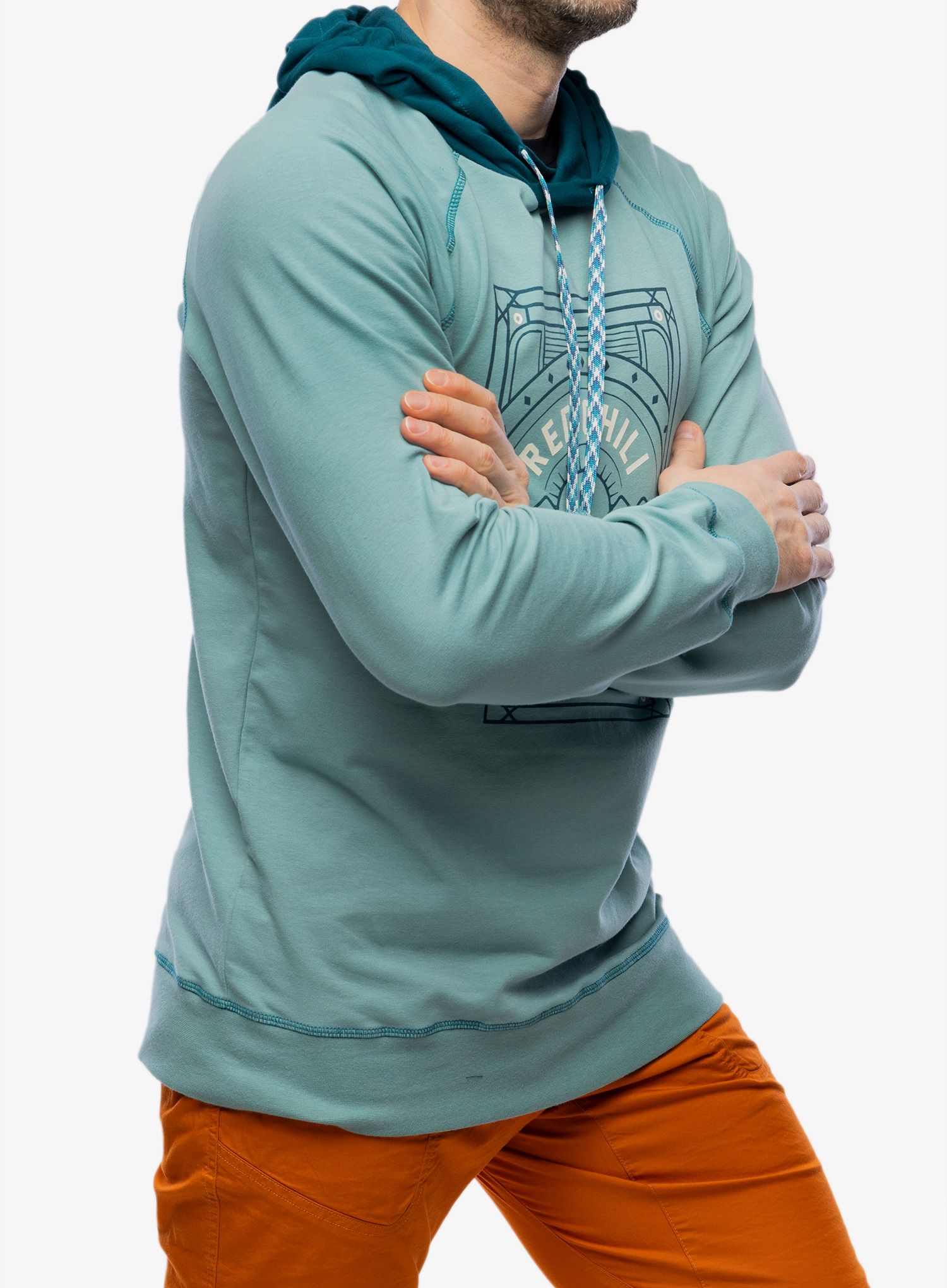 Mikina s kapucí Red Chilli Me Tecu Hoody IV - mineral blue
