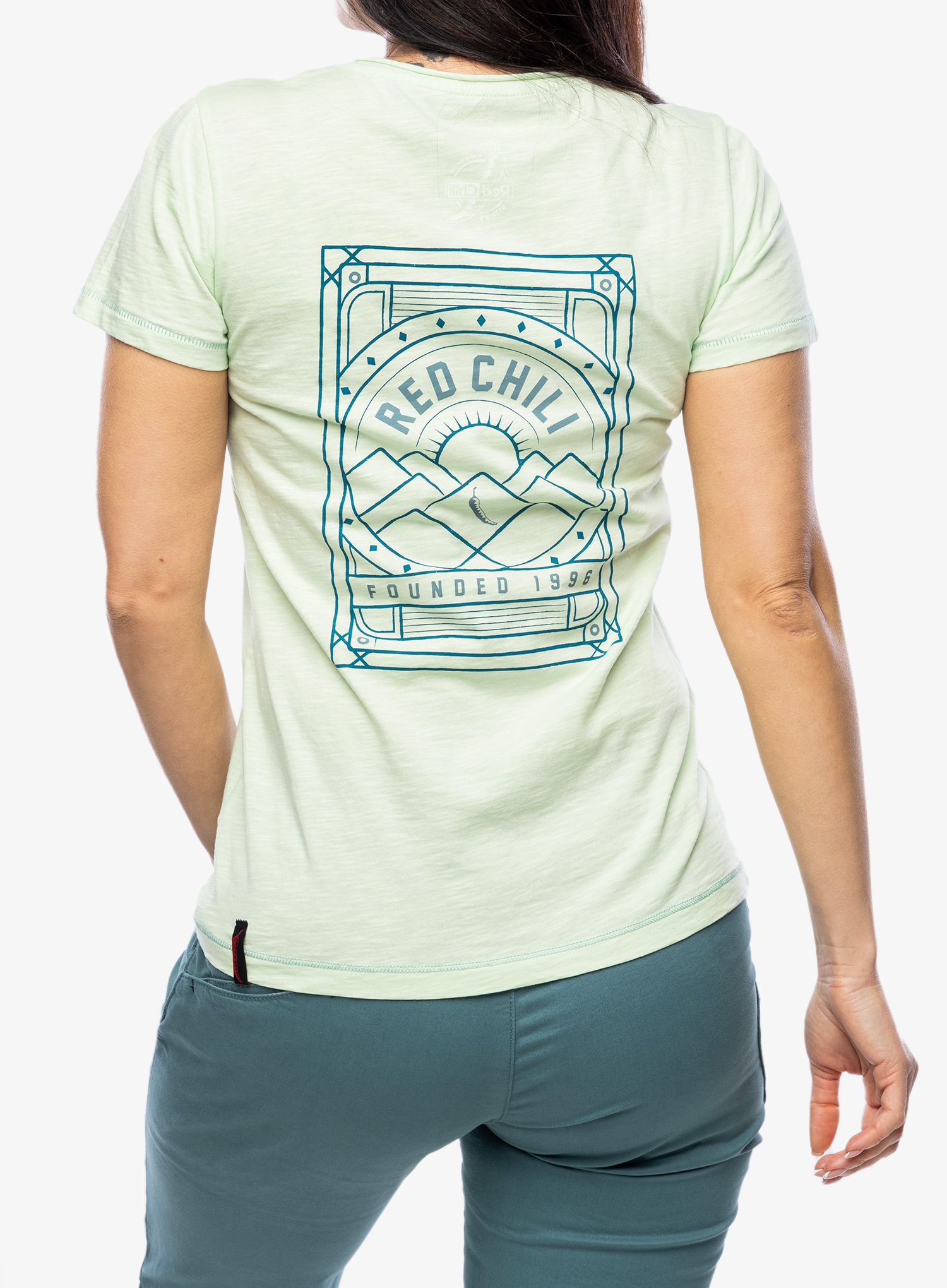 Dámské tričko s potiskem Red Chilli Wo Satori T-Shirt III - pastel green