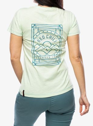 Dámské tričko s potiskem Red Chilli Wo Satori T-Shirt III - pastel green