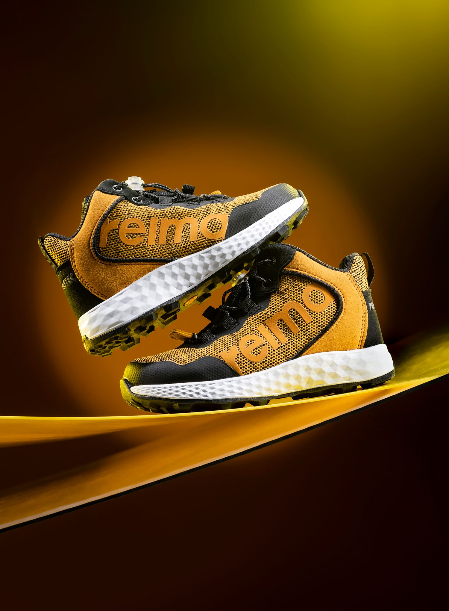 Dětské boty Reima Edistys - ochre yellow