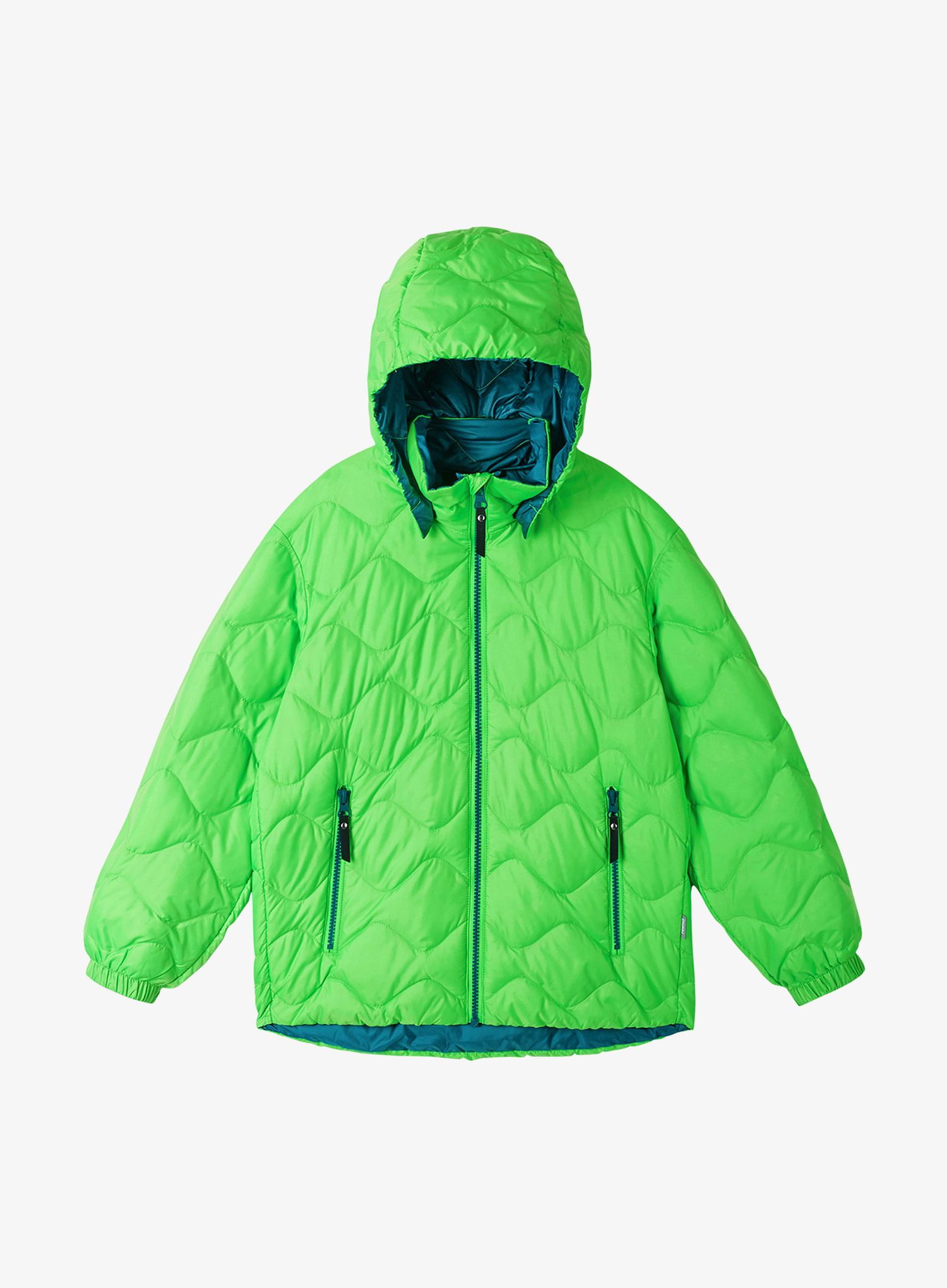 Dětská bunda Reima Fossila - neon green