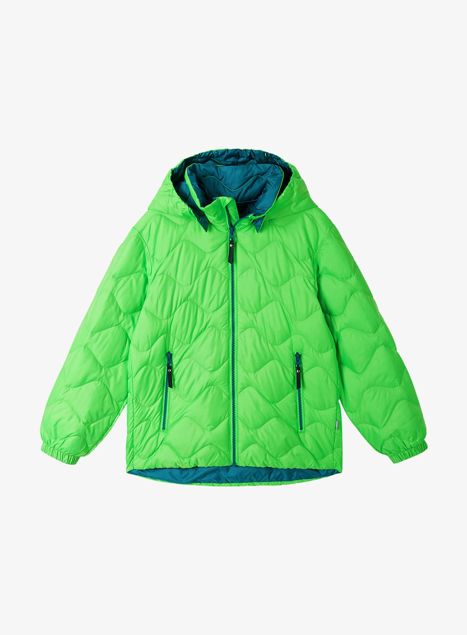 Dětská bunda Reima Fossila - neon green