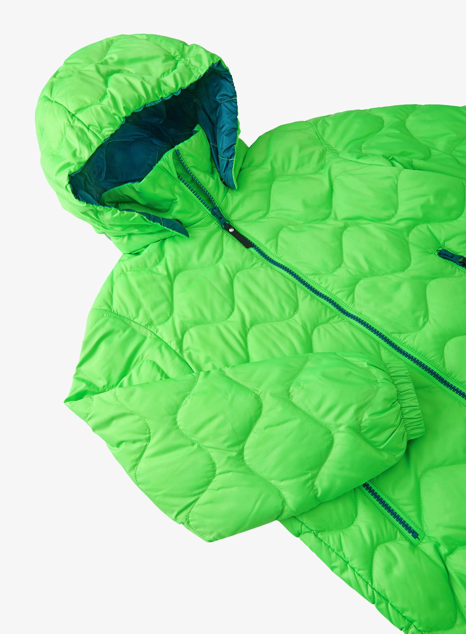 Dětská bunda Reima Fossila - neon green