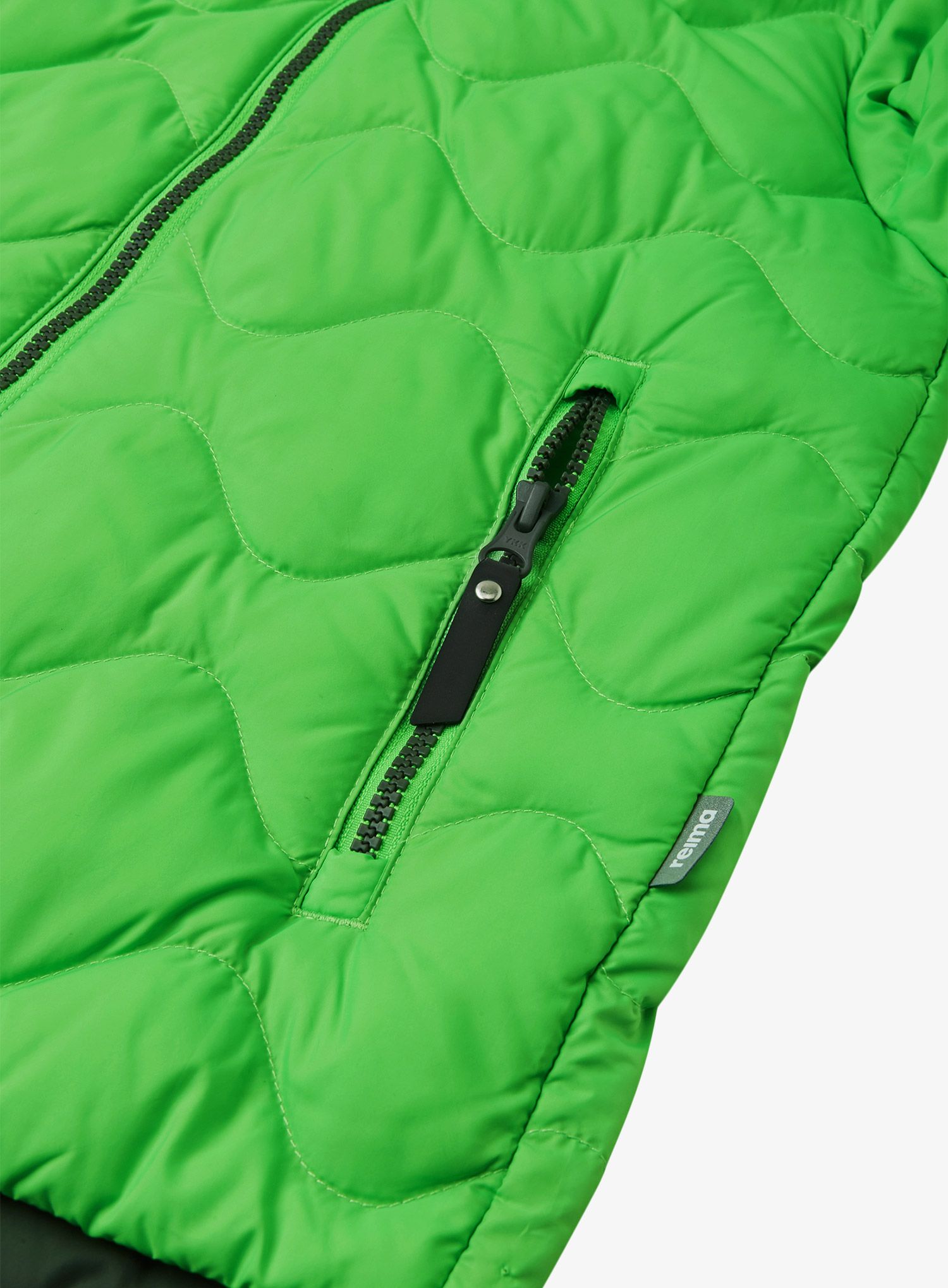 Dětská bunda Reima Fossila - neon grn
