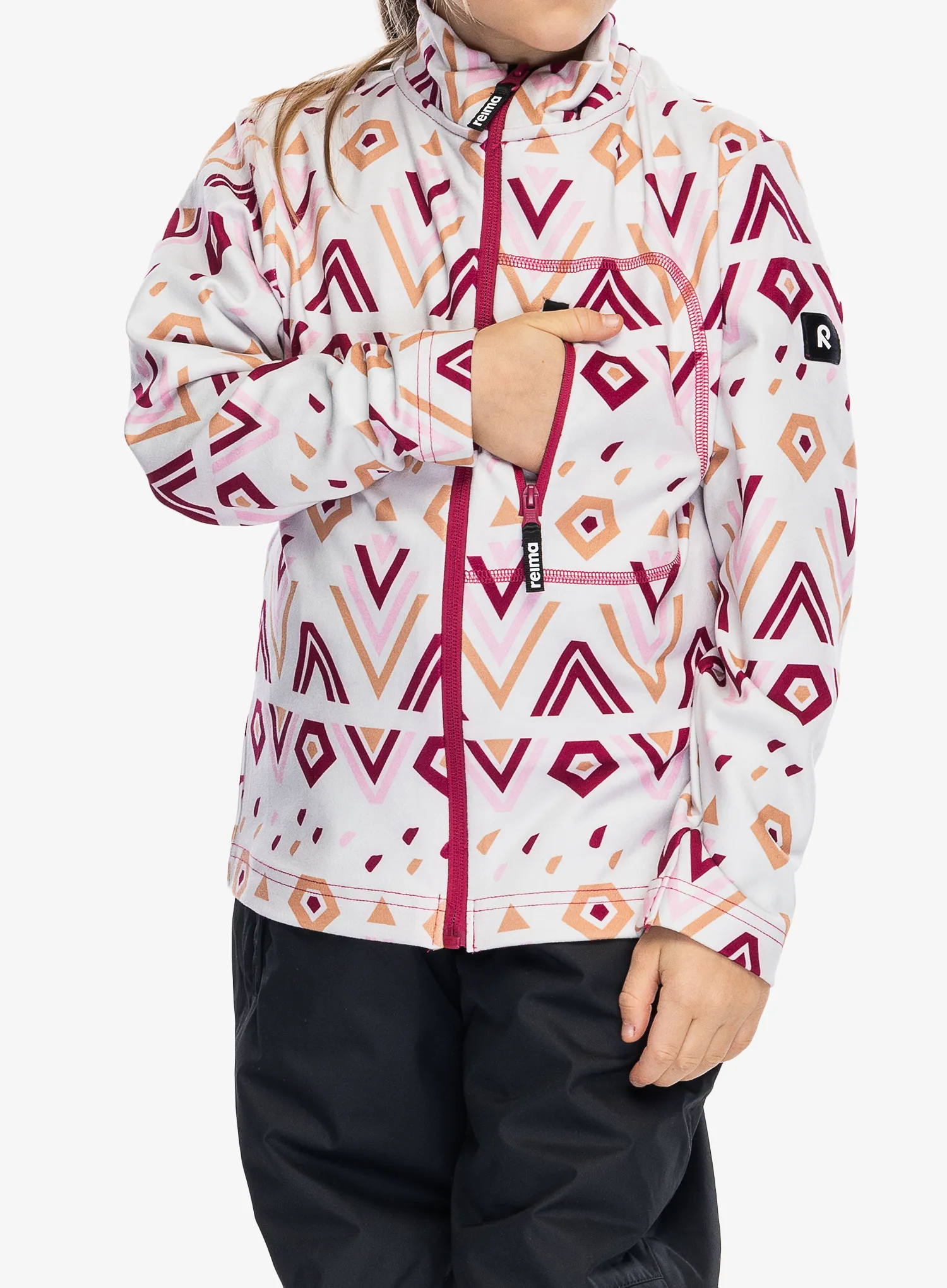 Dívčí mikina Reima Iisisti - cool burgundy