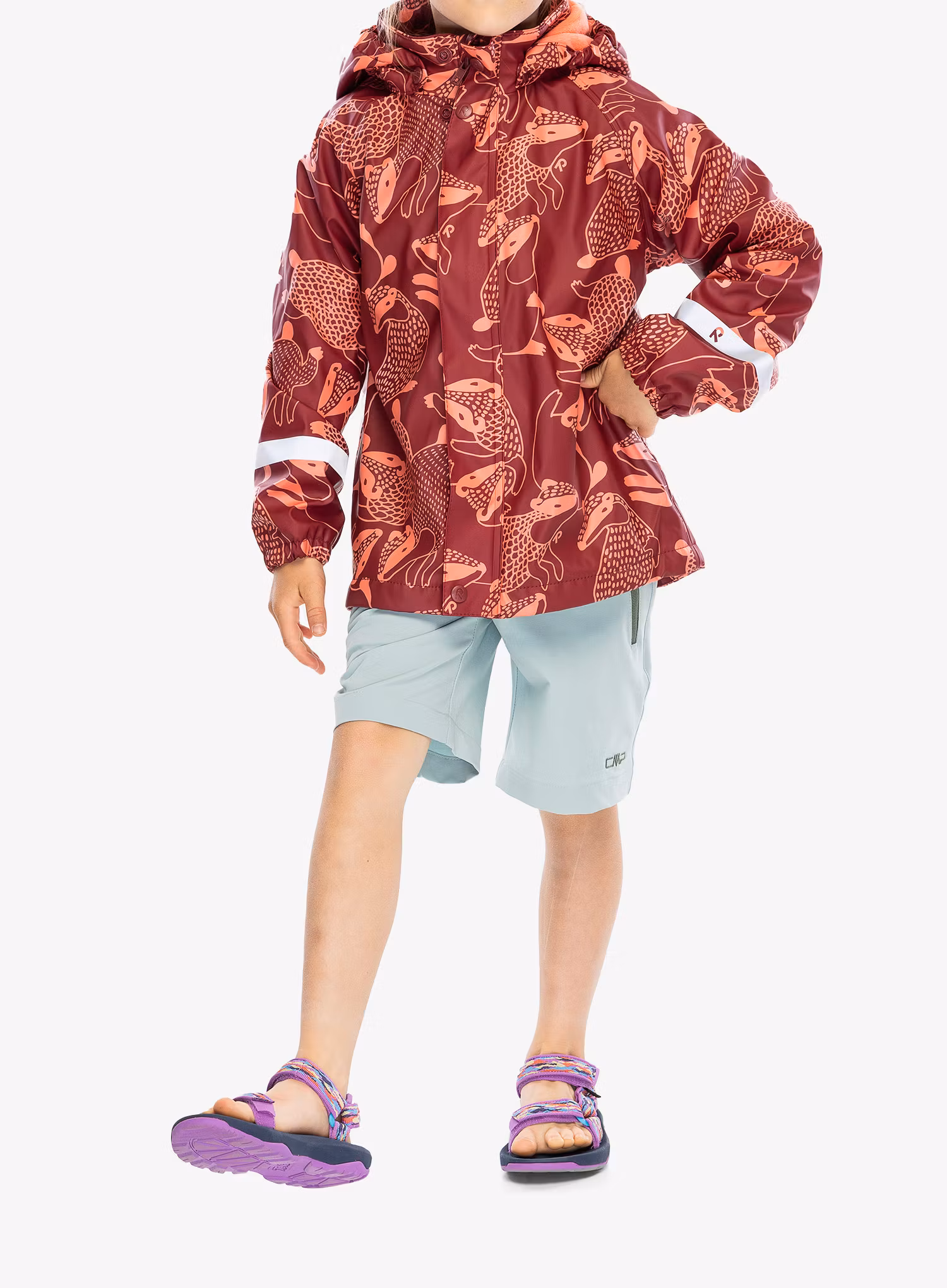 Dětská bunda Reima Koski - jam red