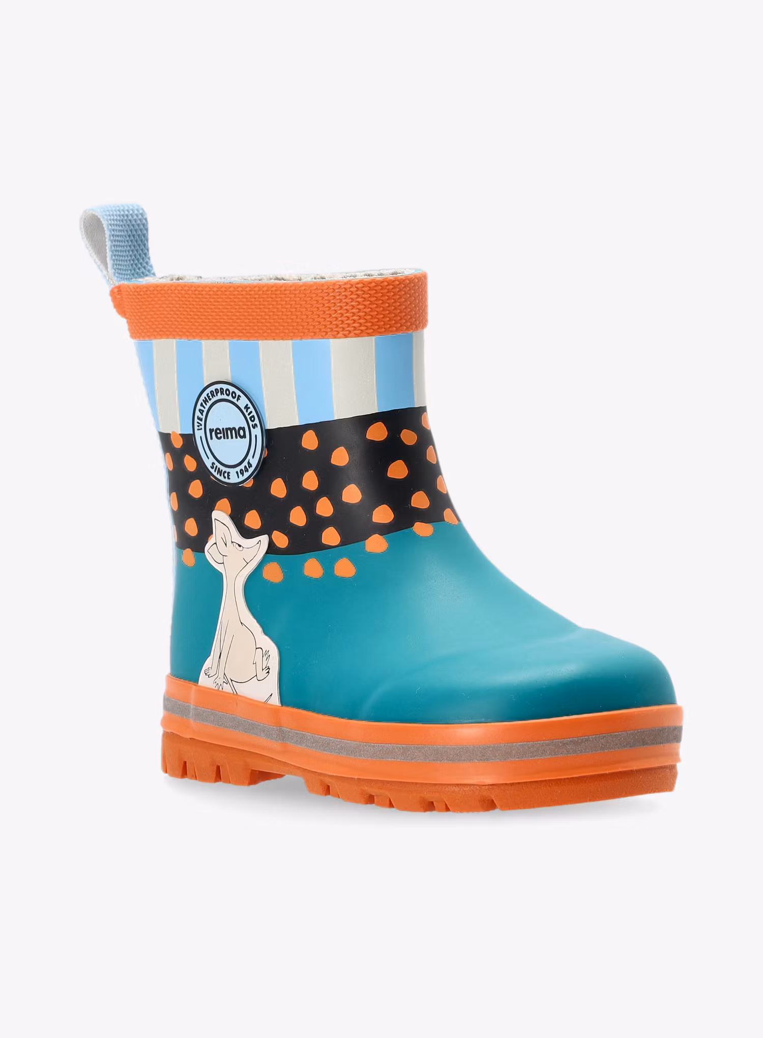 Dětské holínky Reima Magisk Moomin - dark orange