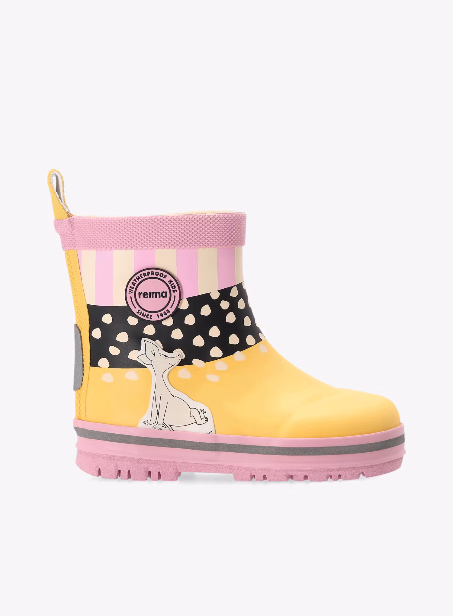 Dívčí holínky Reima Magisk Moomin - light orchid