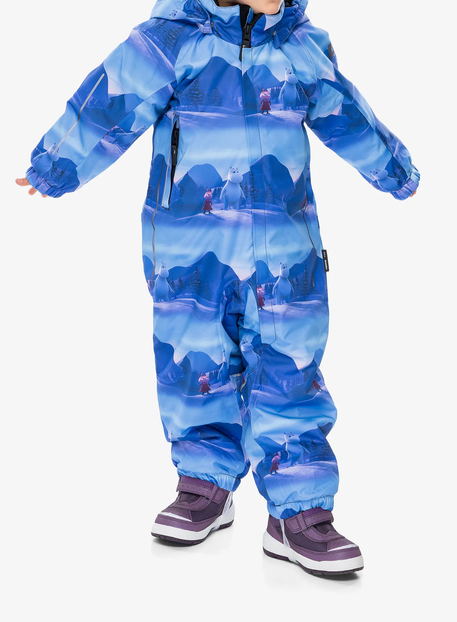 Dětská kombinéza Reima Moomin Lyster - frozen blue