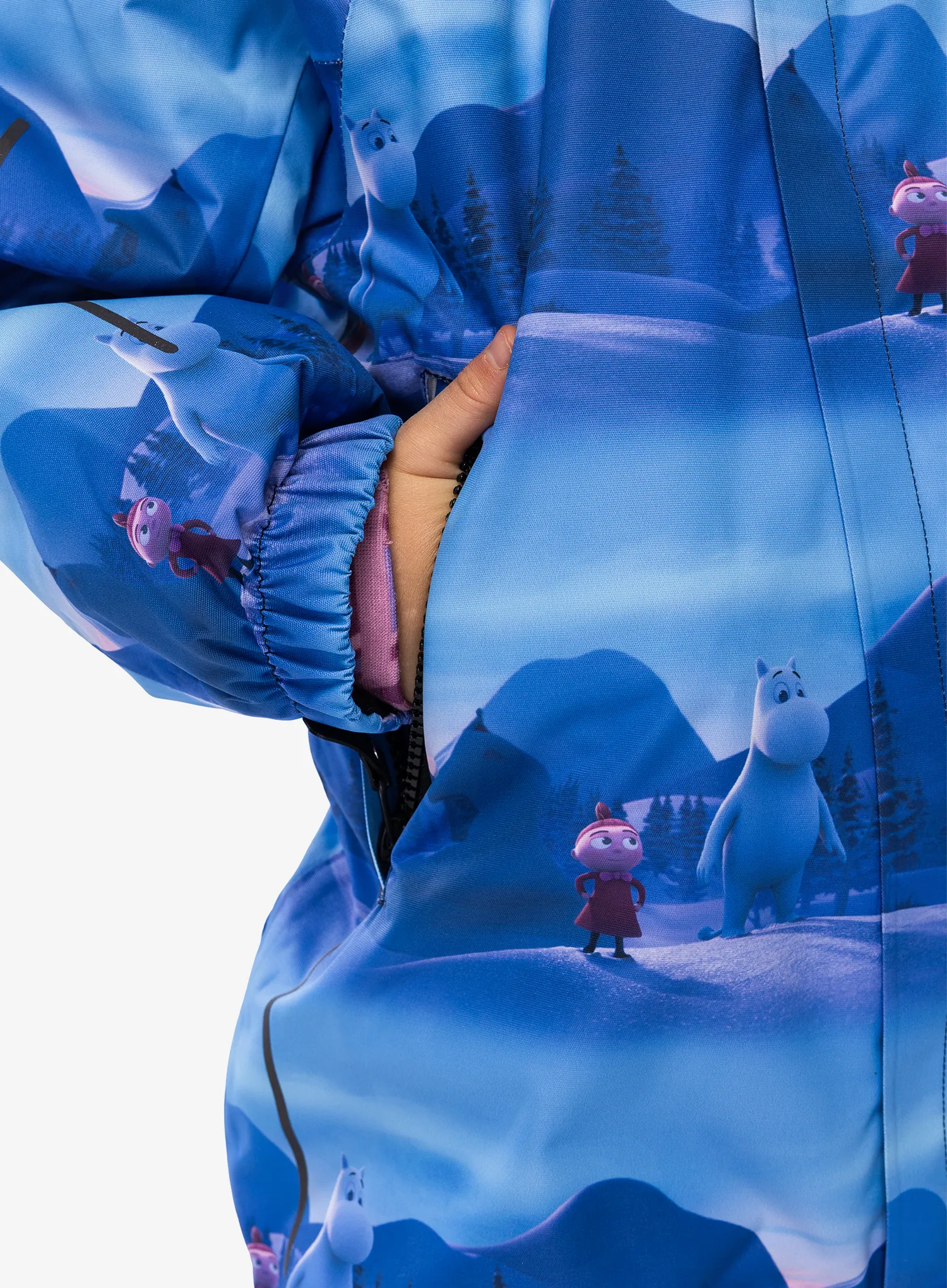 Dětská kombinéza Reima Moomin Lyster - frozen blue