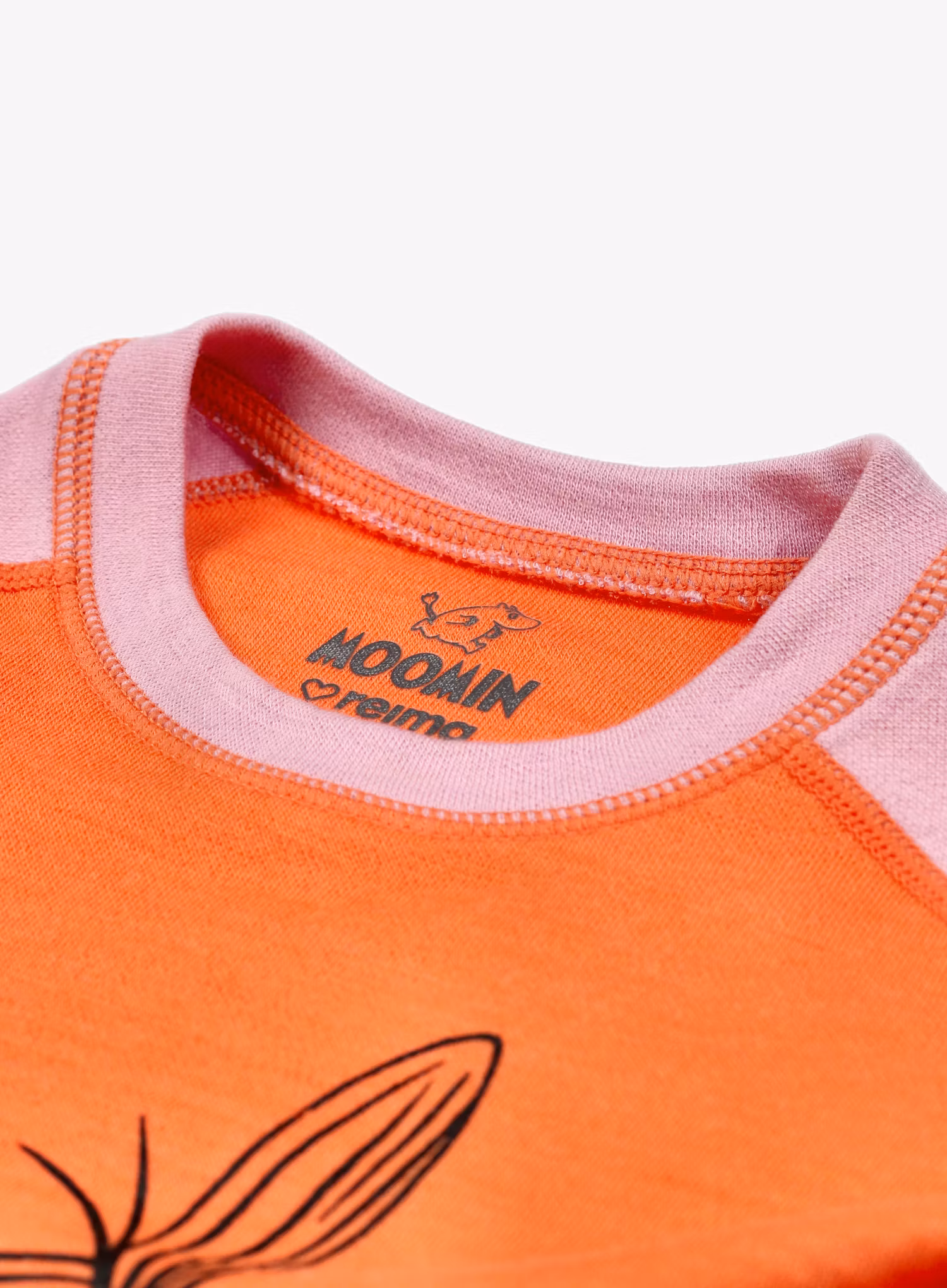 Dětské tričko Reima Moomin Tindra - cantaloupe orange