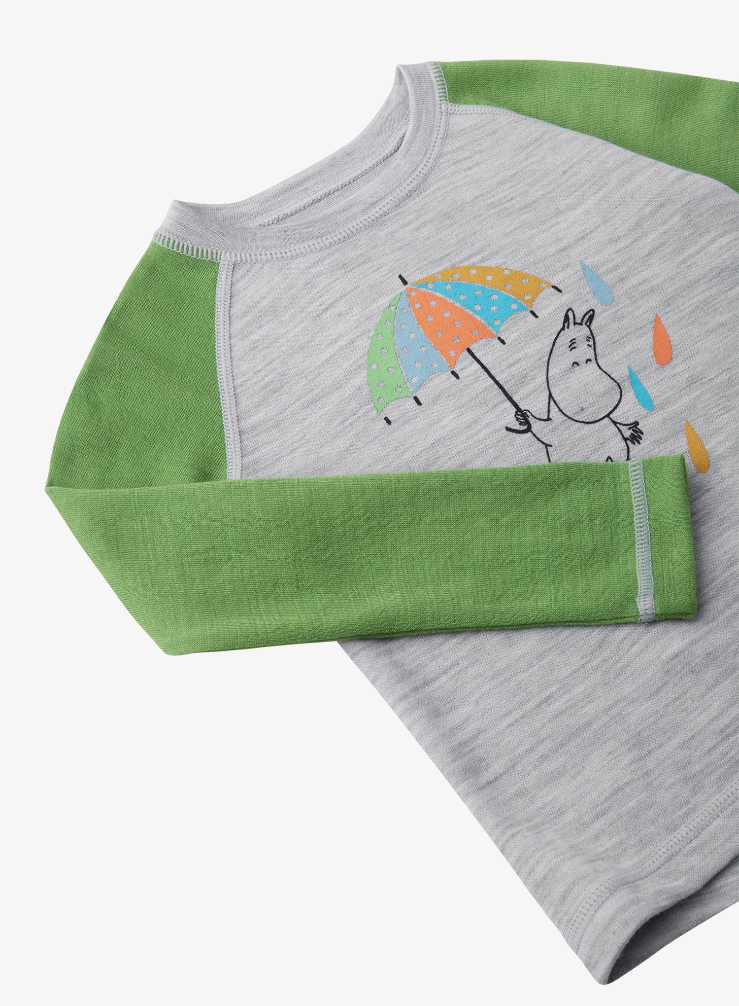 Dětské tričko Reima Moomin Tindra - melange grey