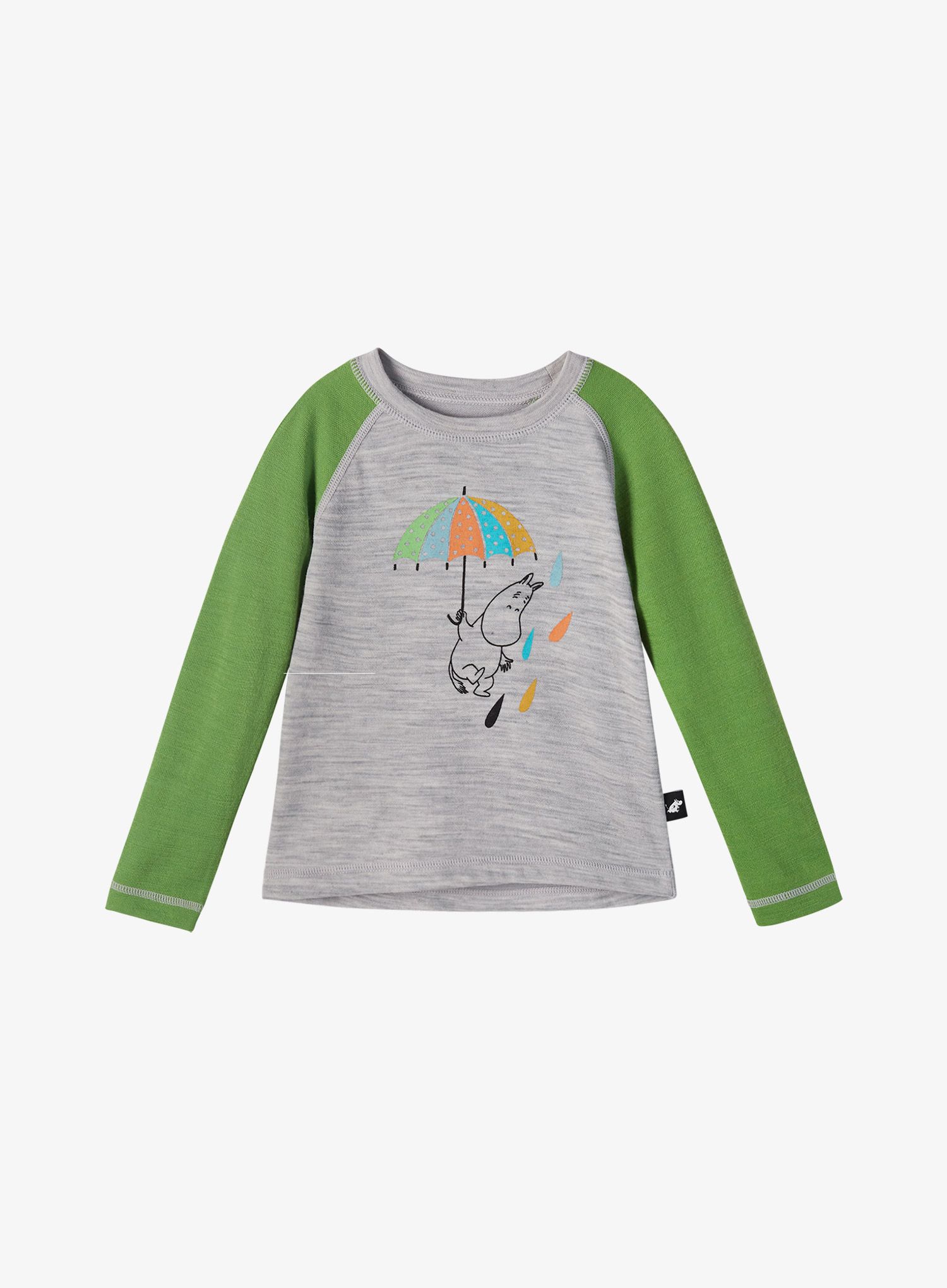 Dětské tričko Reima Moomin Tindra - melange grey