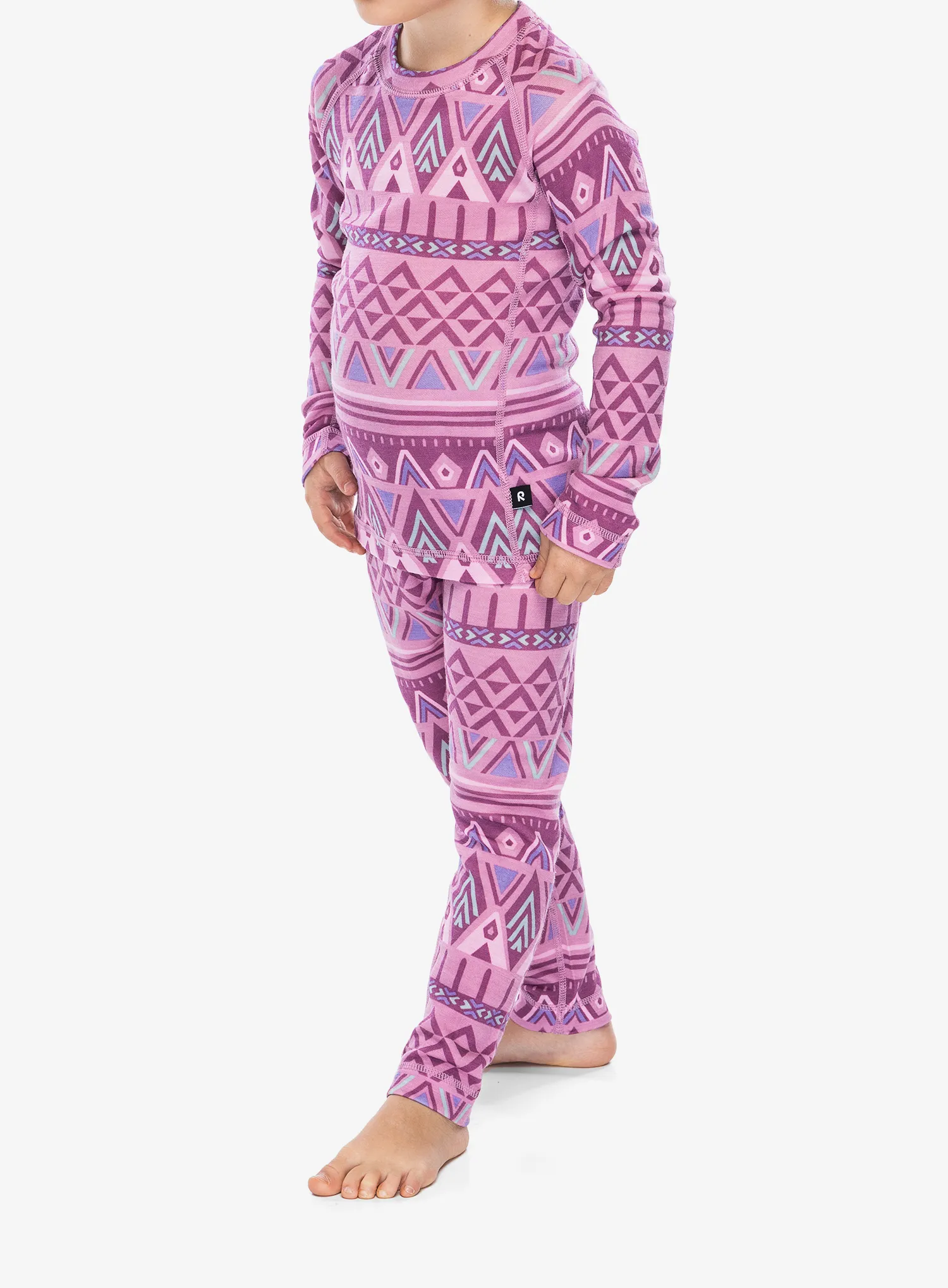 Termoprádlo dětské Reima Taitoa - grey pink