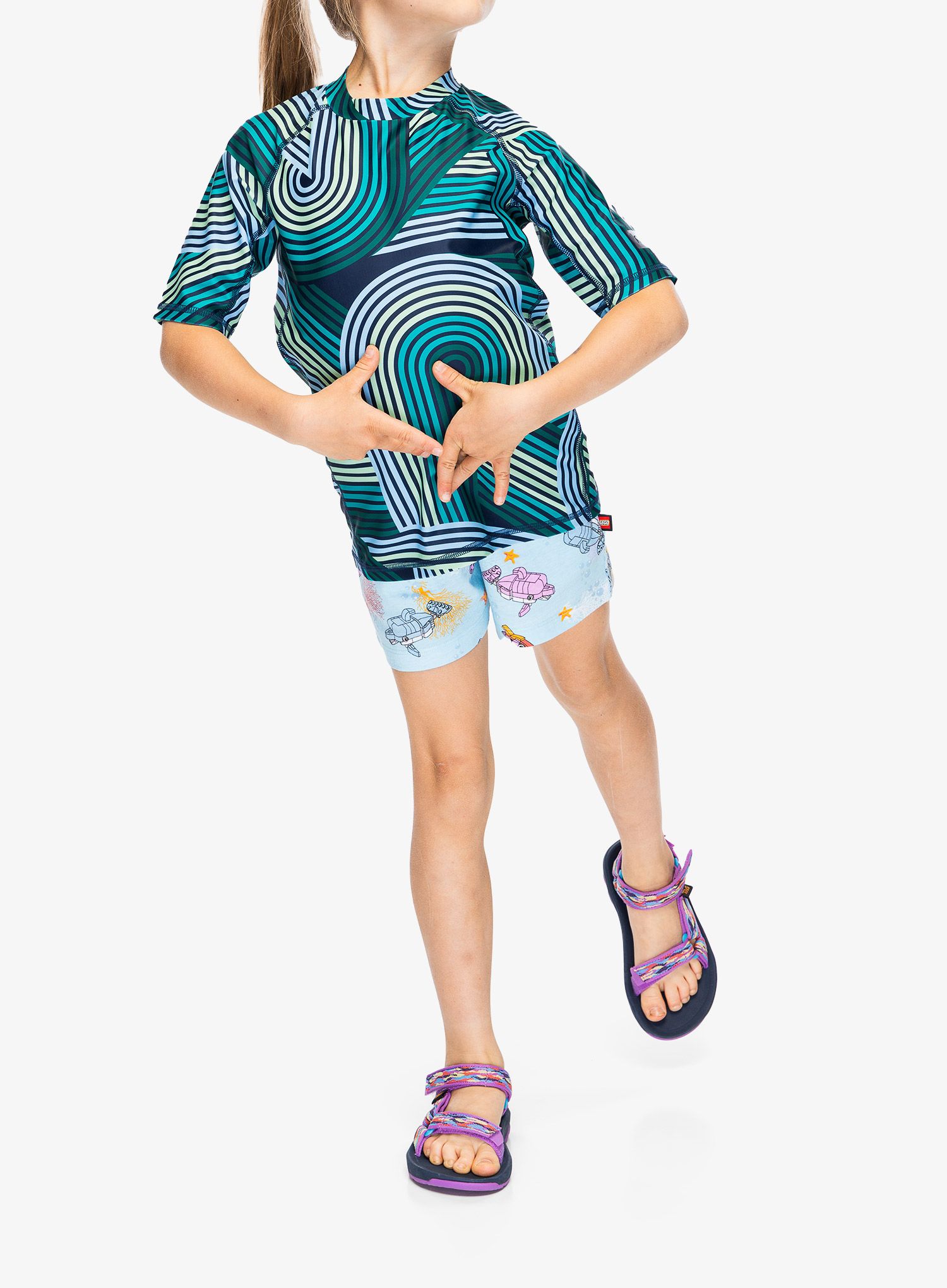 Dětské tričko Reima Uiva - navy/navy