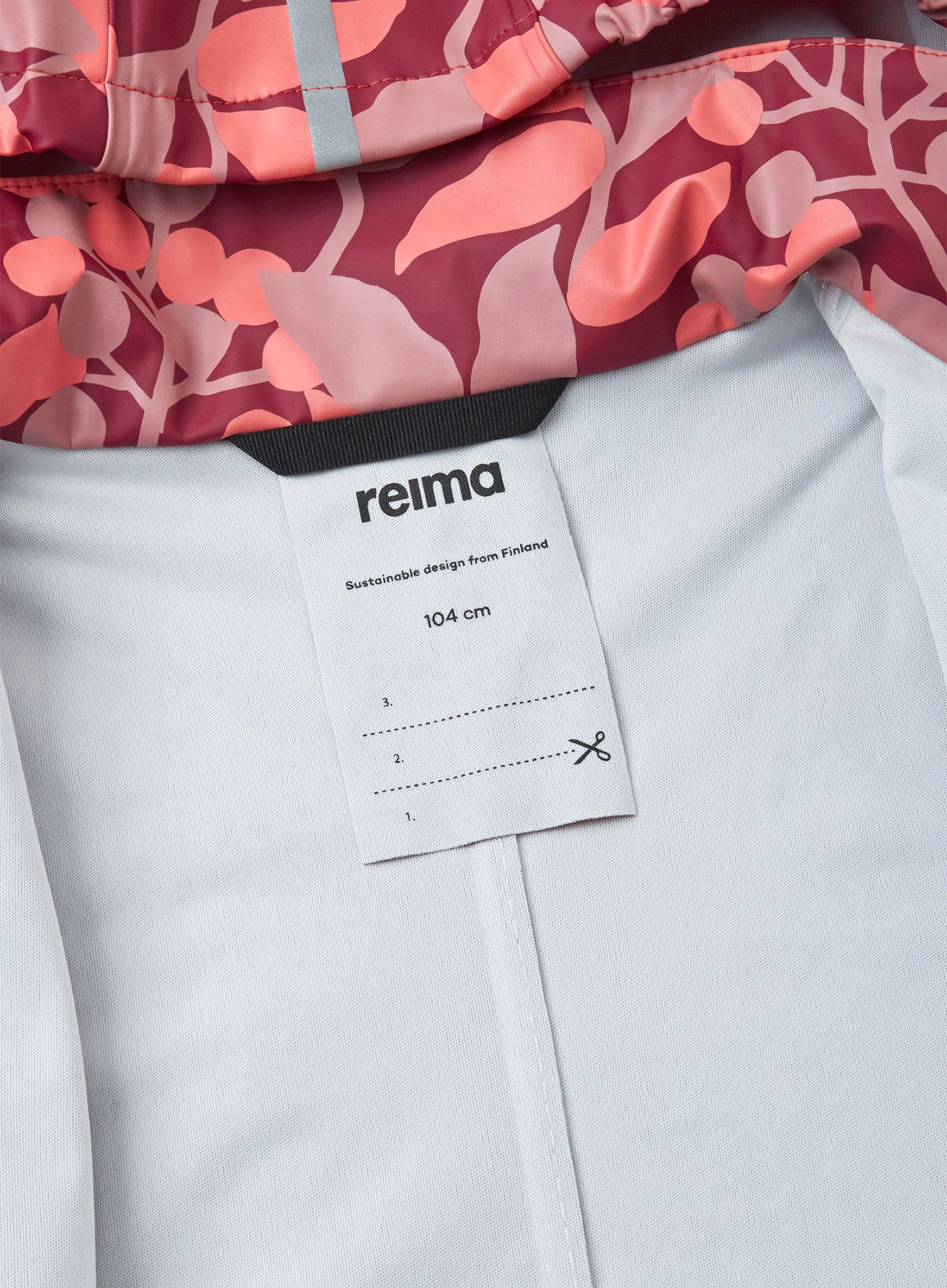 Dívčí bunda Reima Vatten - jam red