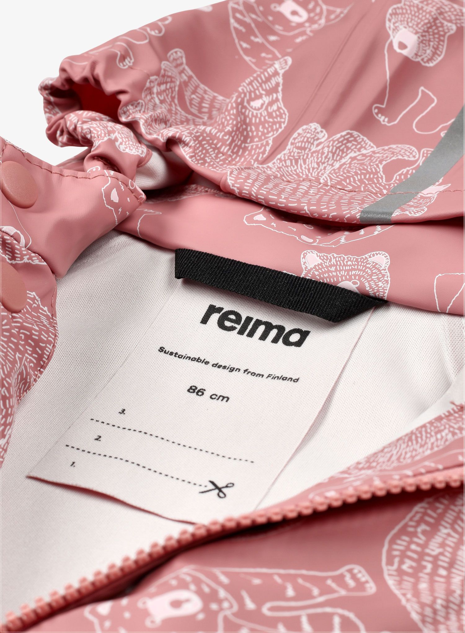 Dětská bunda Reima Vesi - rose blush