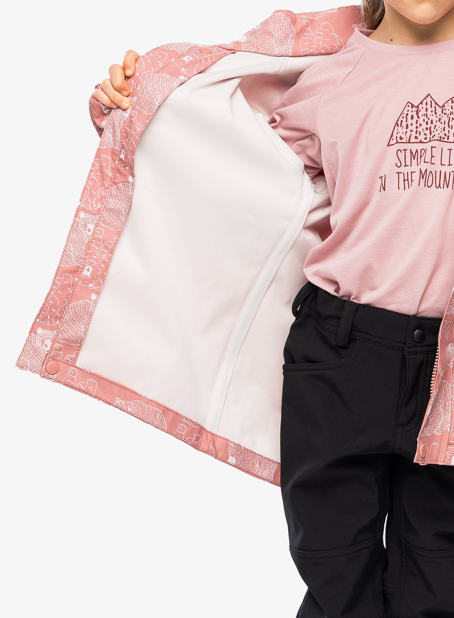 Dětská bunda Reima Vesi - rose blush