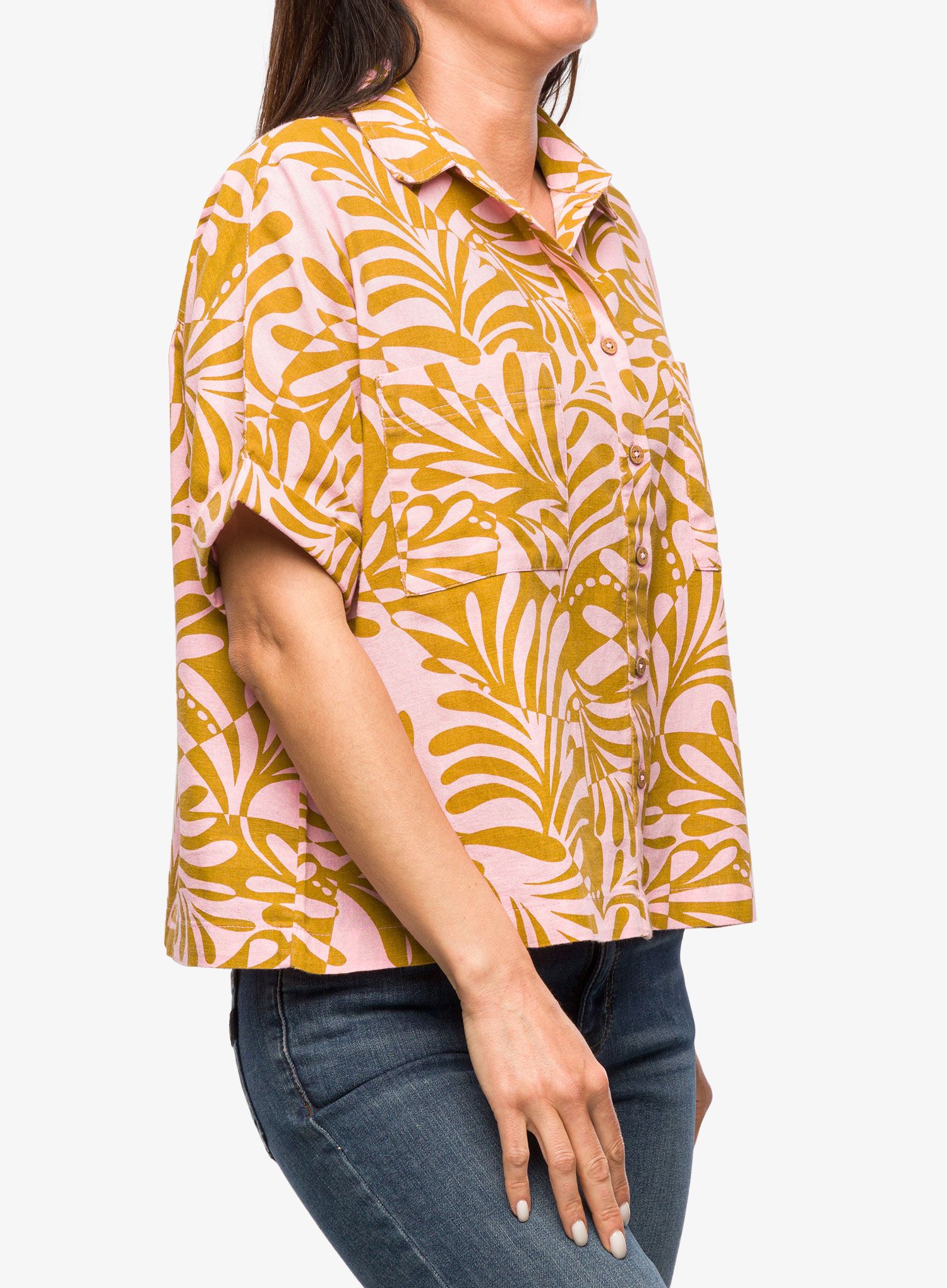 Dámská turistická košile Rip Curl Afterglow Shirt - pink