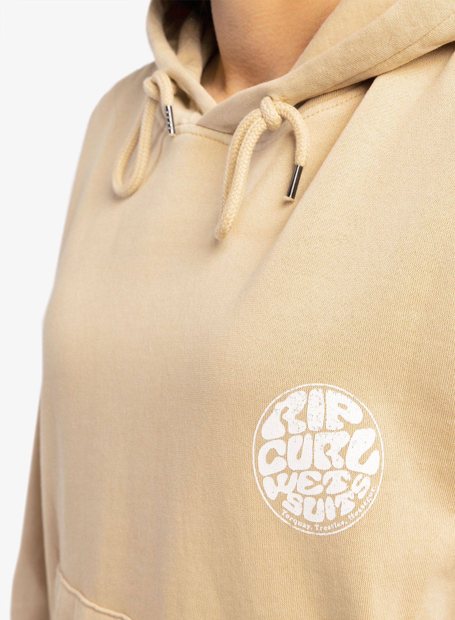 Mikina s kapucí Rip Curl Icons Of Surf Hood - natural