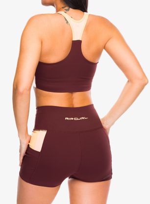 Dámský top Rip Curl RSS Revival Crop - plum