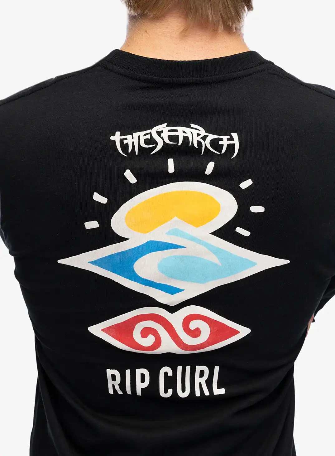Longsleeve Rip Curl Search Icon L/S Tee - black/black
