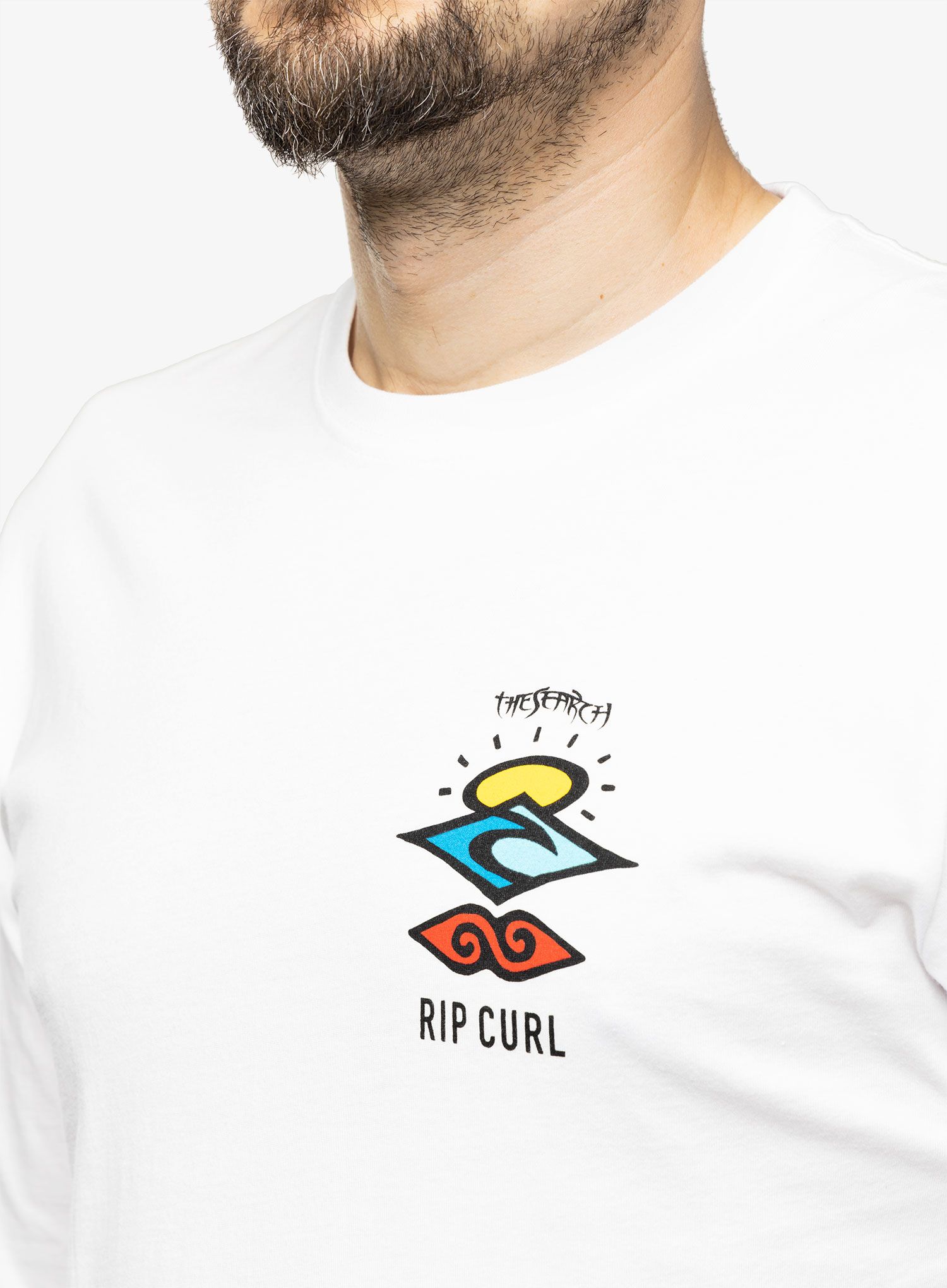 Longsleeve Rip Curl Search Icon L/S Tee - white