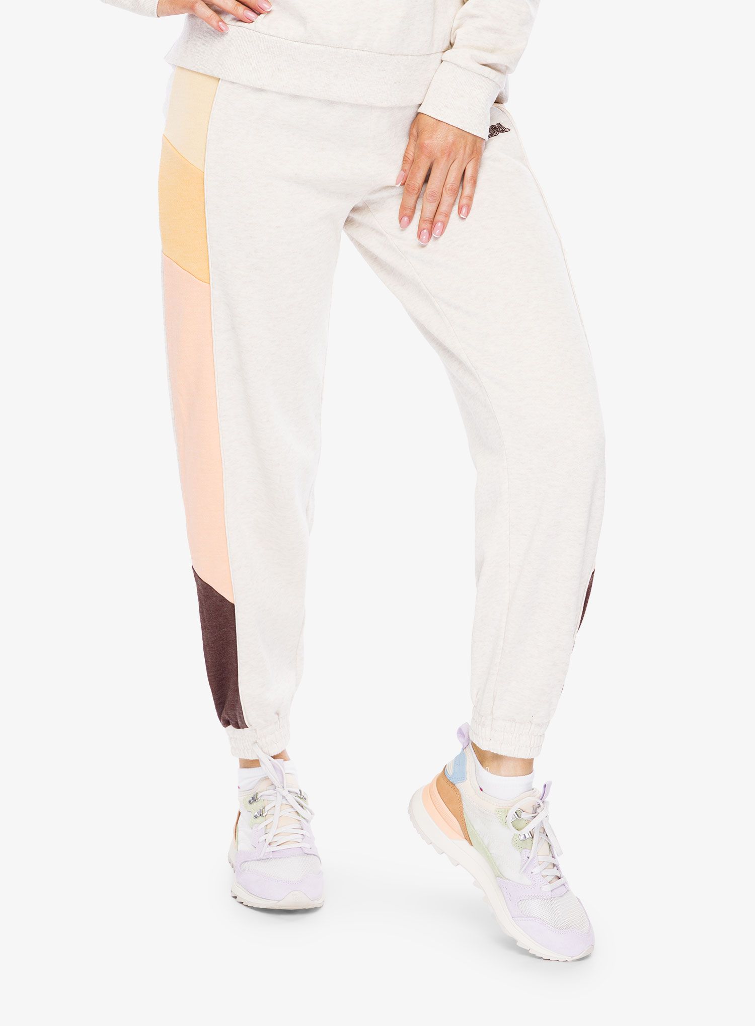 Kalhoty dámské Rip Curl Surf Revival Track Pant - oatmeal marle