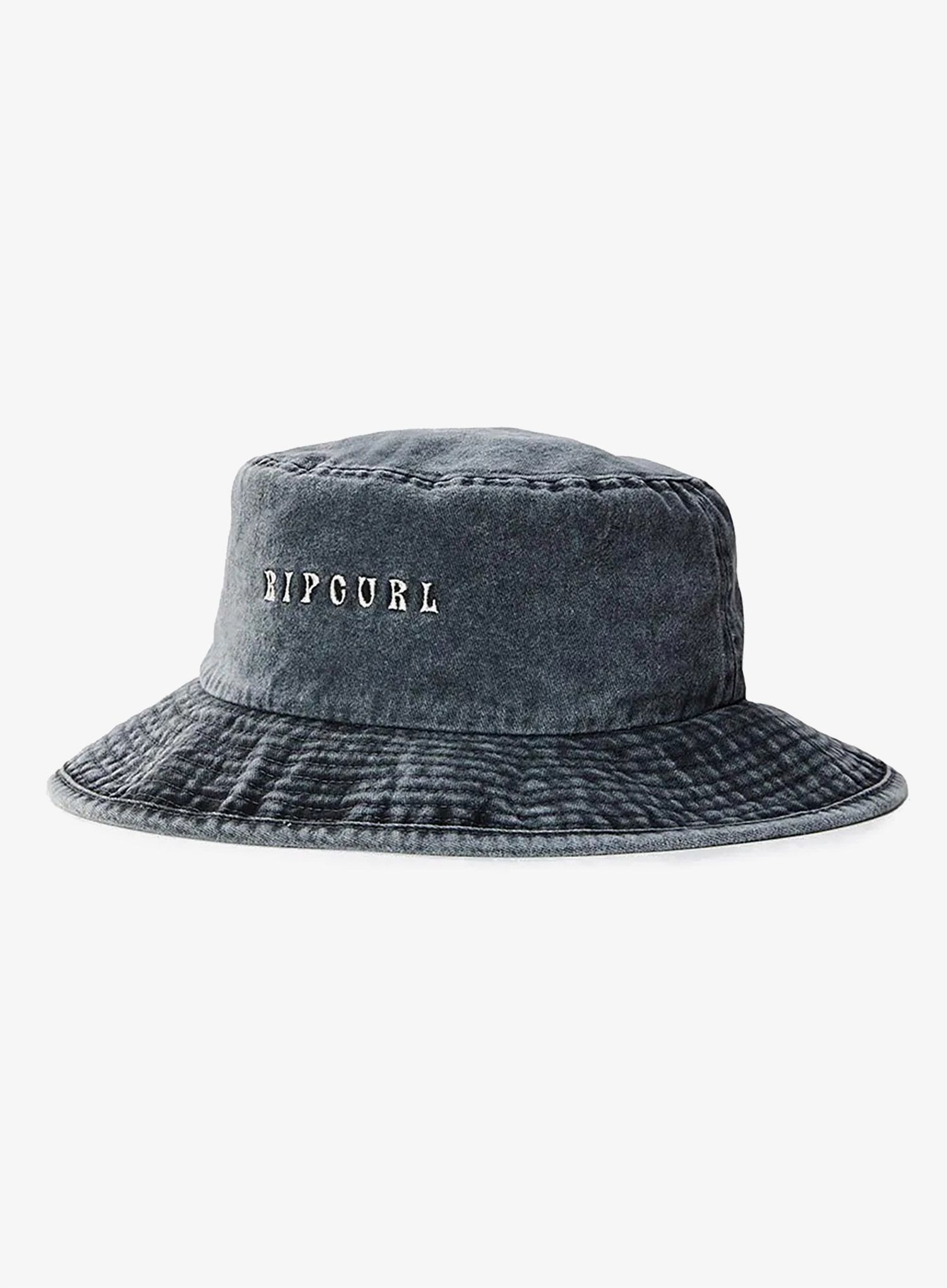 Turistický klobouk Rip Curl Washed Upf Mid Brim Hat - washed black