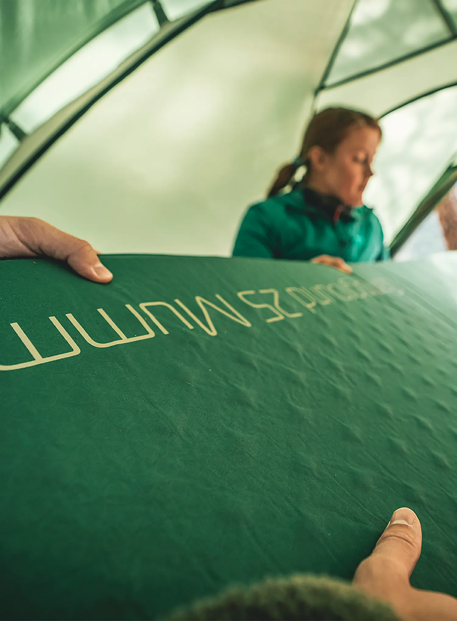 Samonafukovací karimatka Robens Campground 25 Mummy - green
