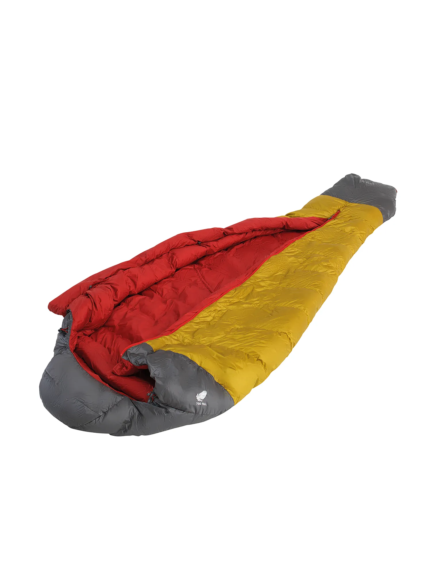 Péřový spacák Robens Couloir 350 (195 cm) - grey/yellow