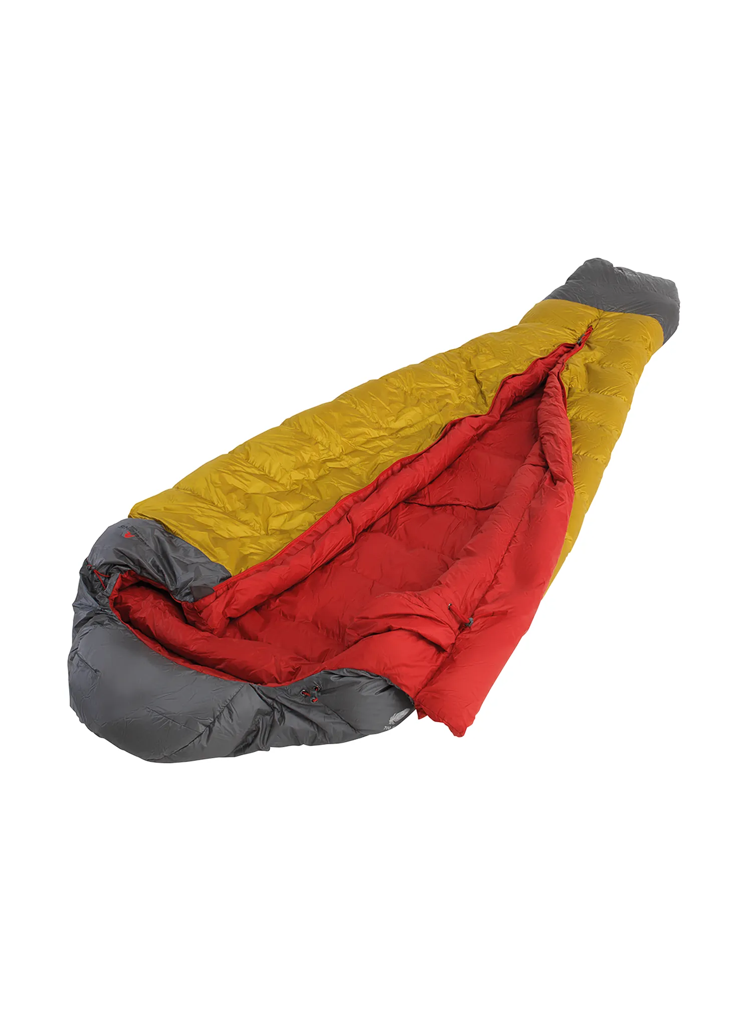 Péřový spacák Robens Couloir 350 (195 cm) - grey/yellow