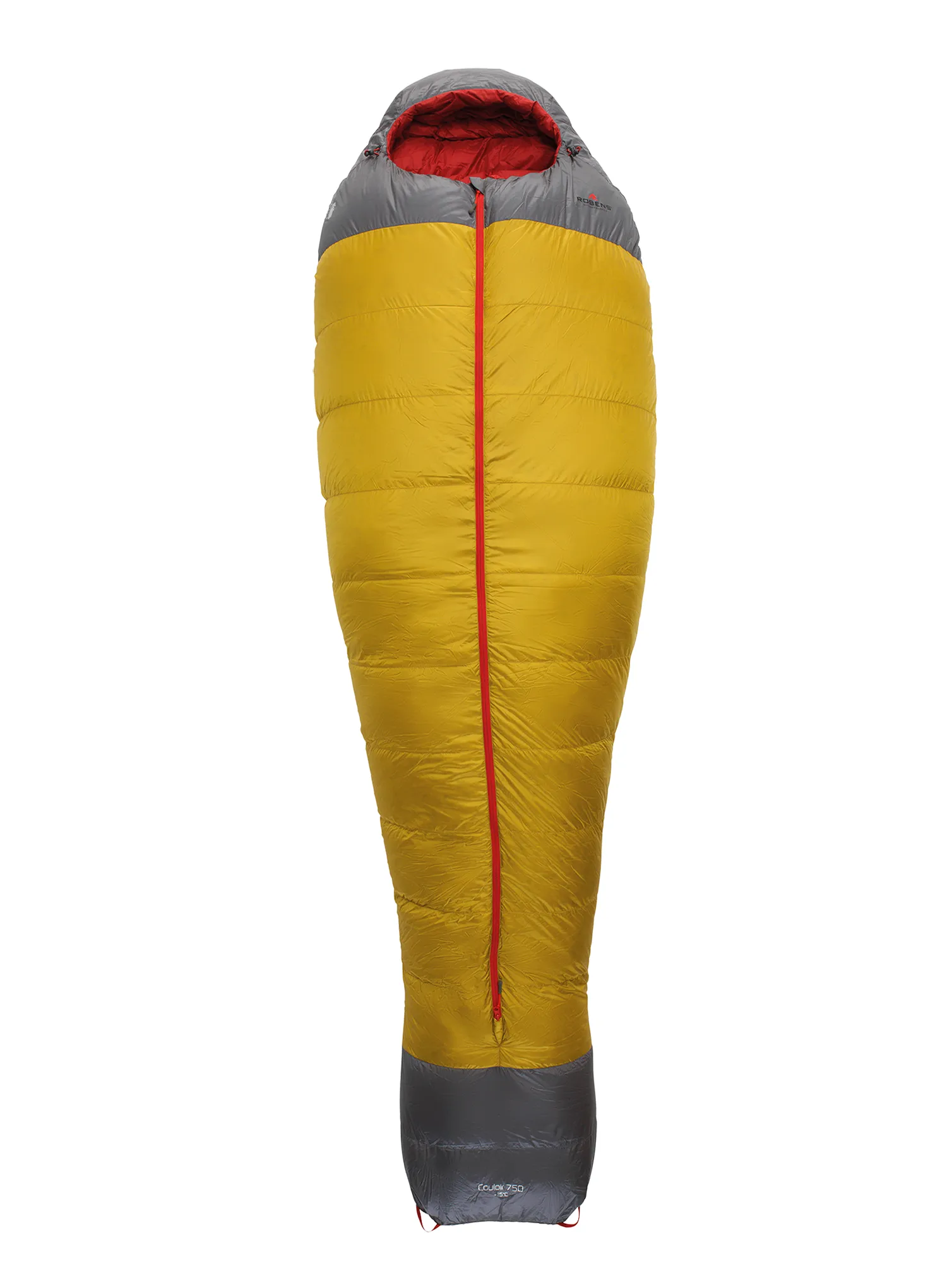 Péřový spacák Robens Couloir 750 (195 cm) - grey/yellow